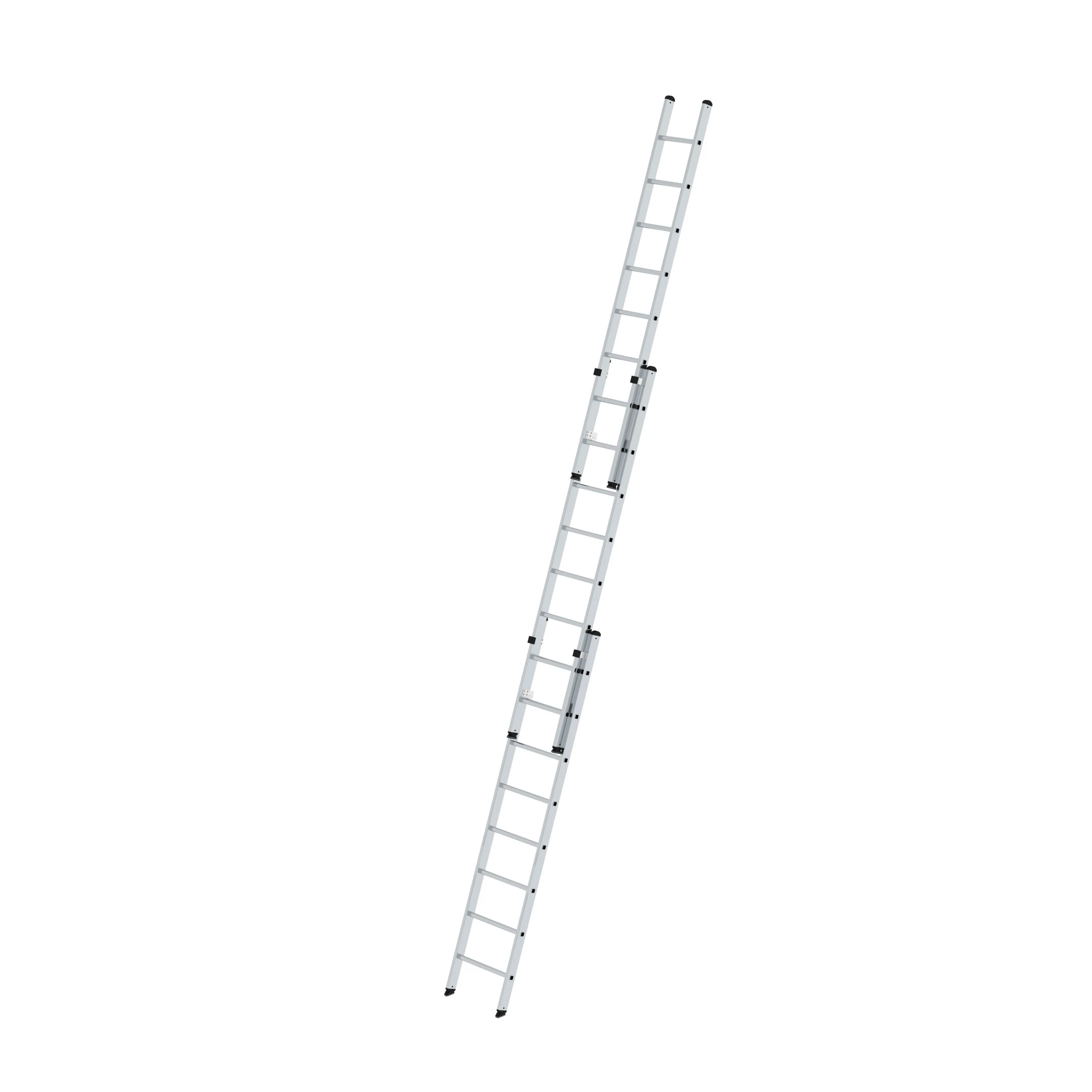 MUNK | Sprossen-Schiebeleiter 3-teilig ohne Traverse 3x8 Sprossen