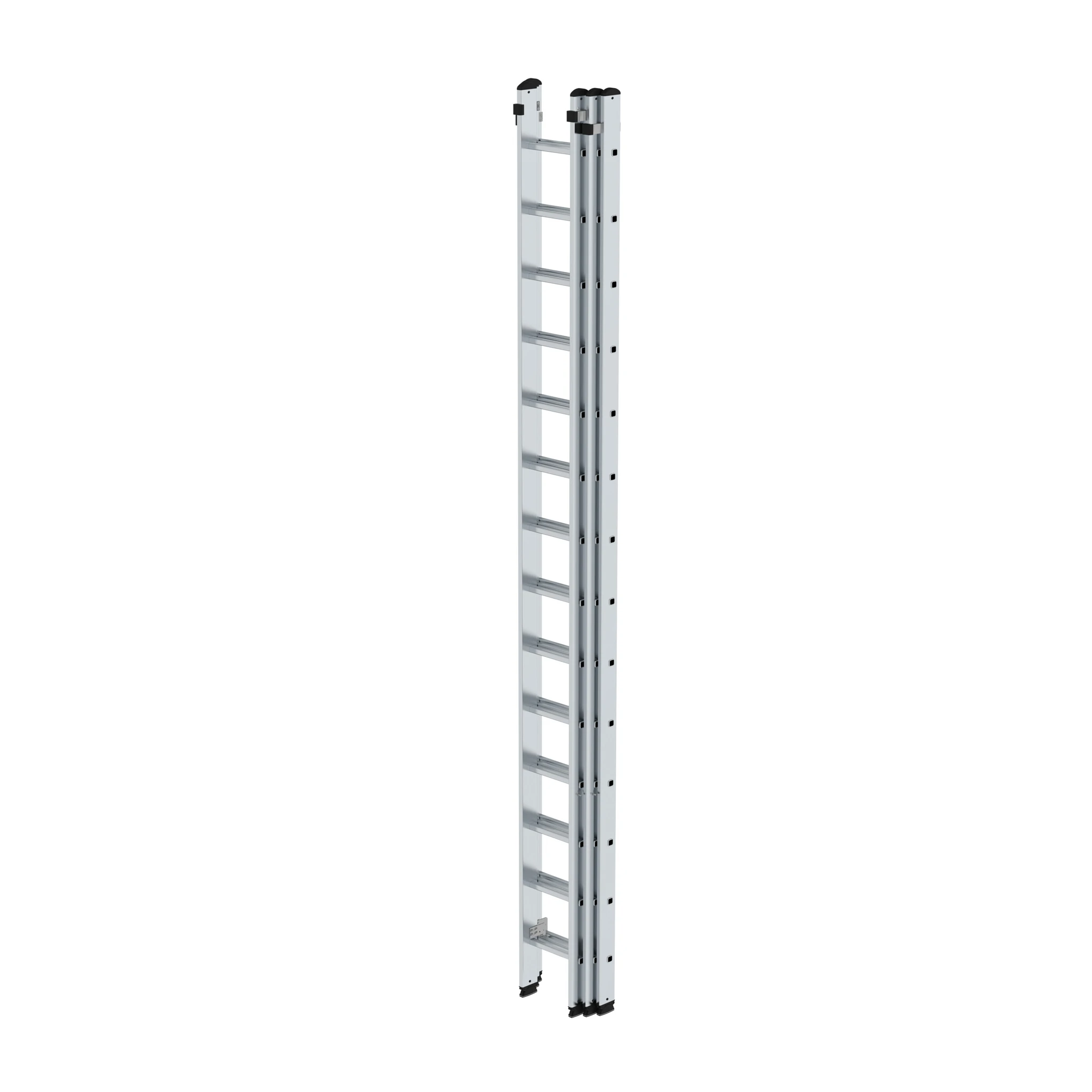 MUNK | Sprossen-Schiebeleiter 3-teilig ohne Traverse 3x14 Sprossen – Bild 2