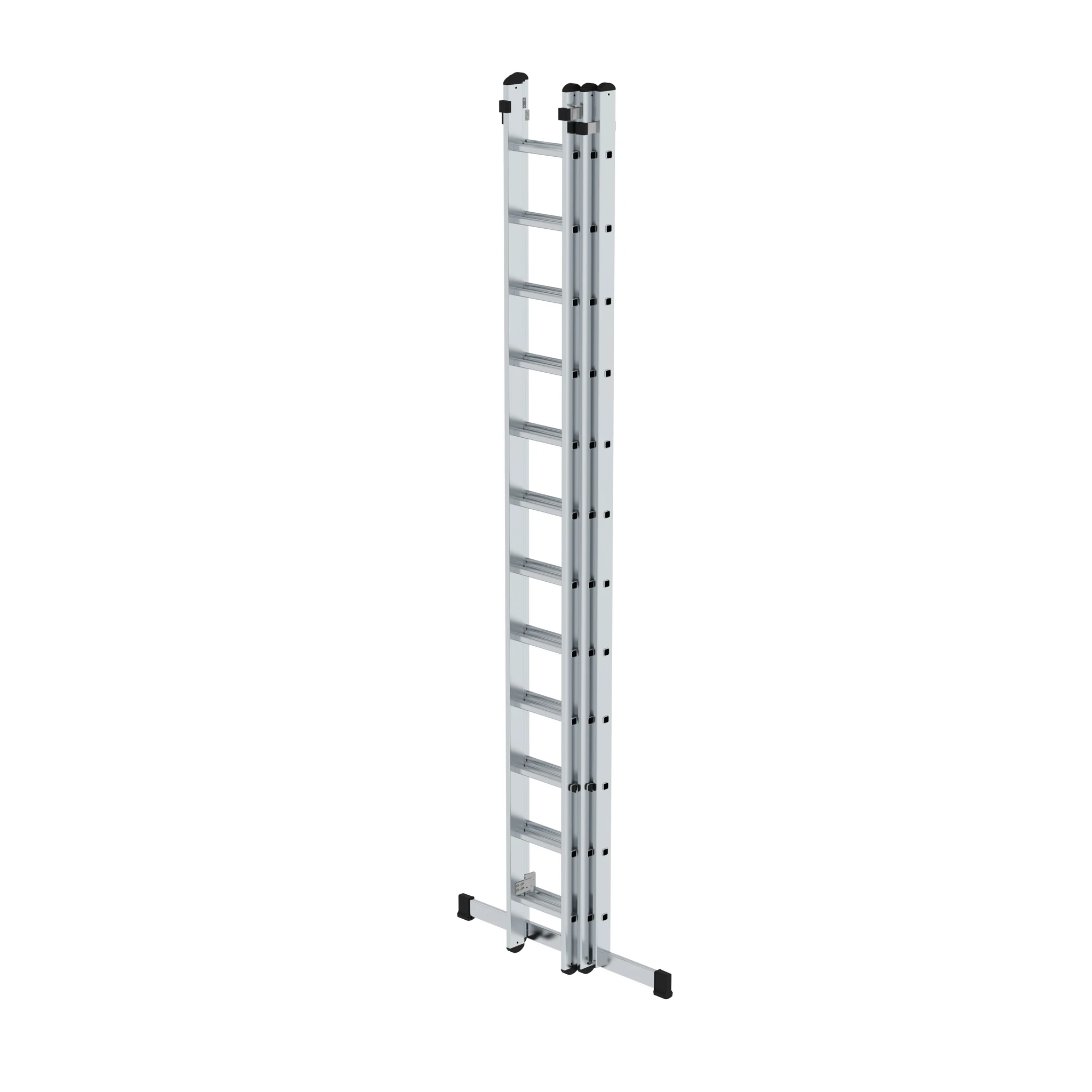 MUNK | Sprossen-Schiebeleiter 3-teilig mit Standard-Traverse 3x12 Sprossen – Bild 2