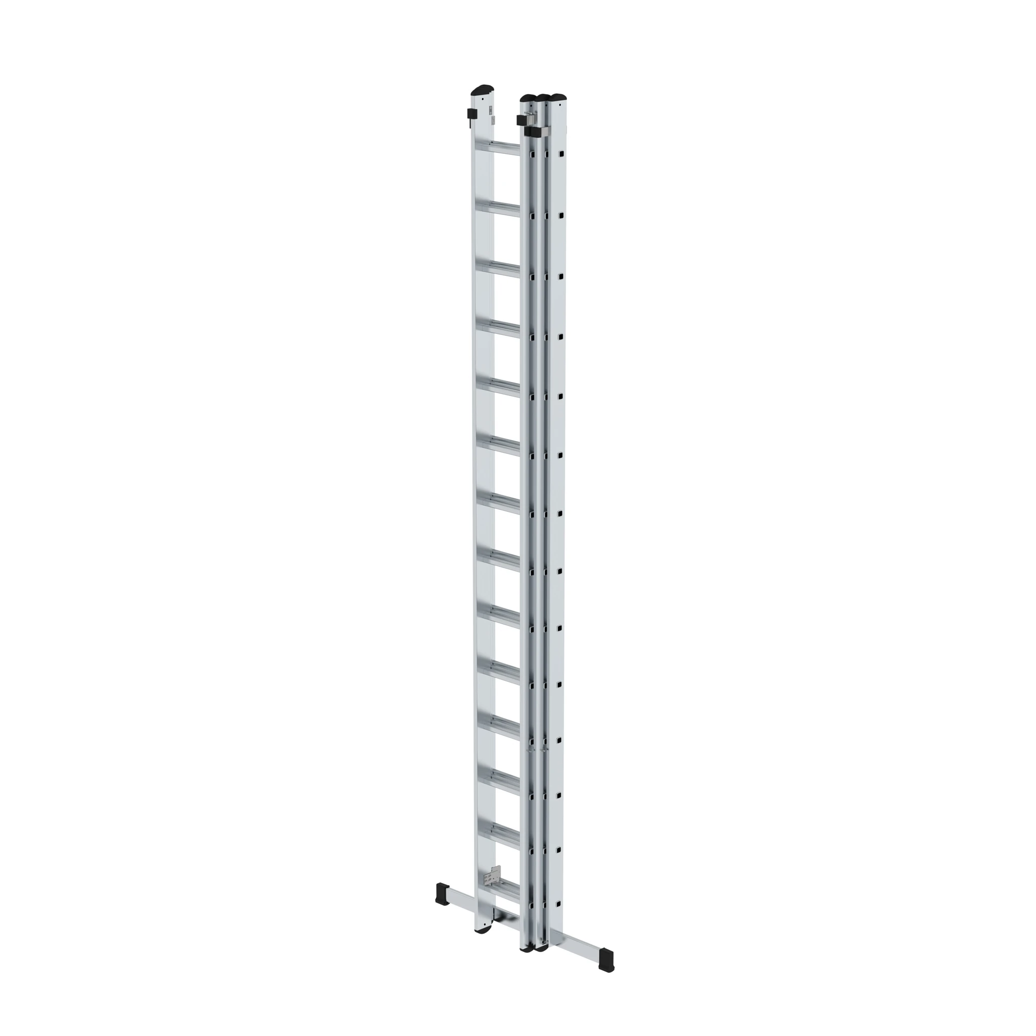 MUNK | Sprossen-Schiebeleiter 3-teilig mit Standard-Traverse 3x14 Sprossen – Bild 2