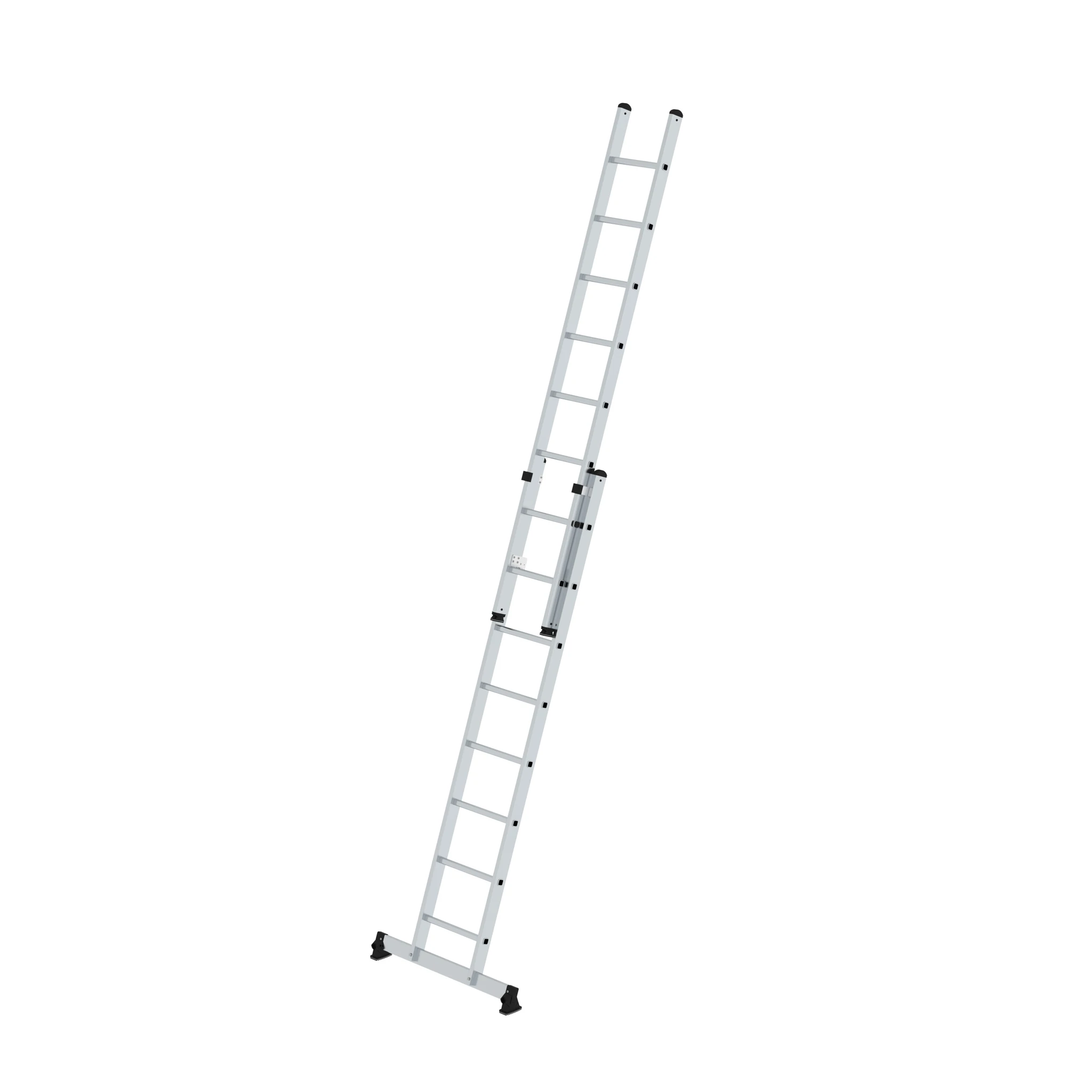 MUNK | Sprossen-Schiebeleiter 2-teilig mit nivello®-Traverse 2x8 Sprossen