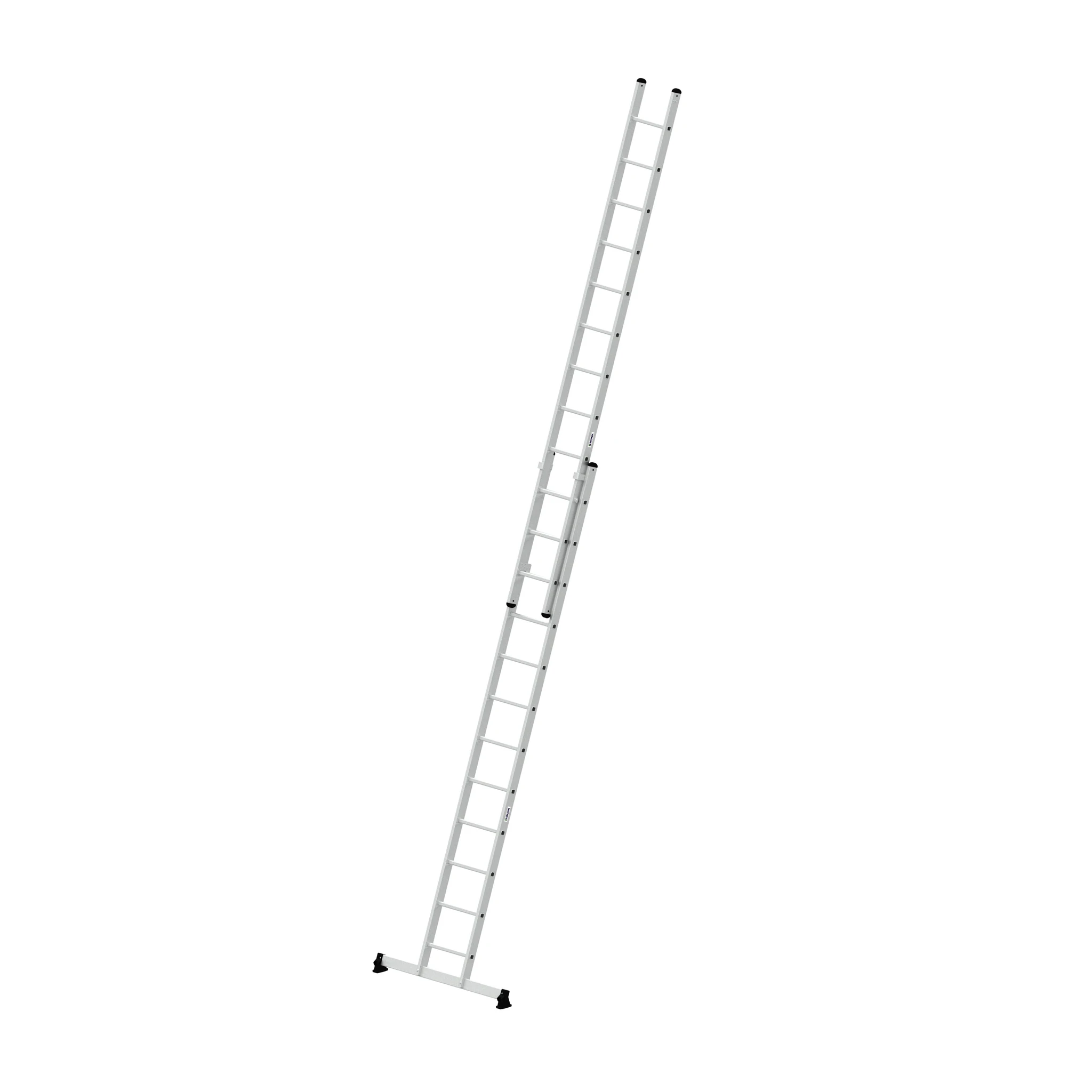 MUNK | Sprossen-Schiebeleiter 2-teilig mit nivello®-Traverse 2x12 Sprossen