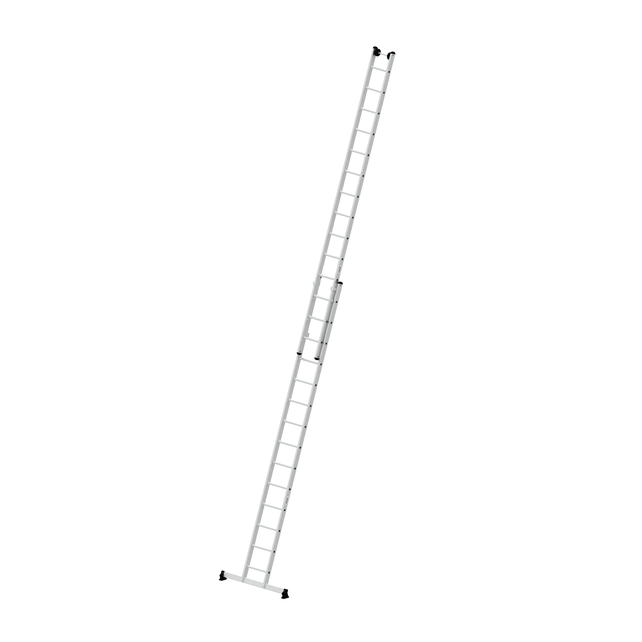 MUNK | Sprossen-Schiebeleiter 2-teilig mit nivello®-Traverse 2x14 Sprossen