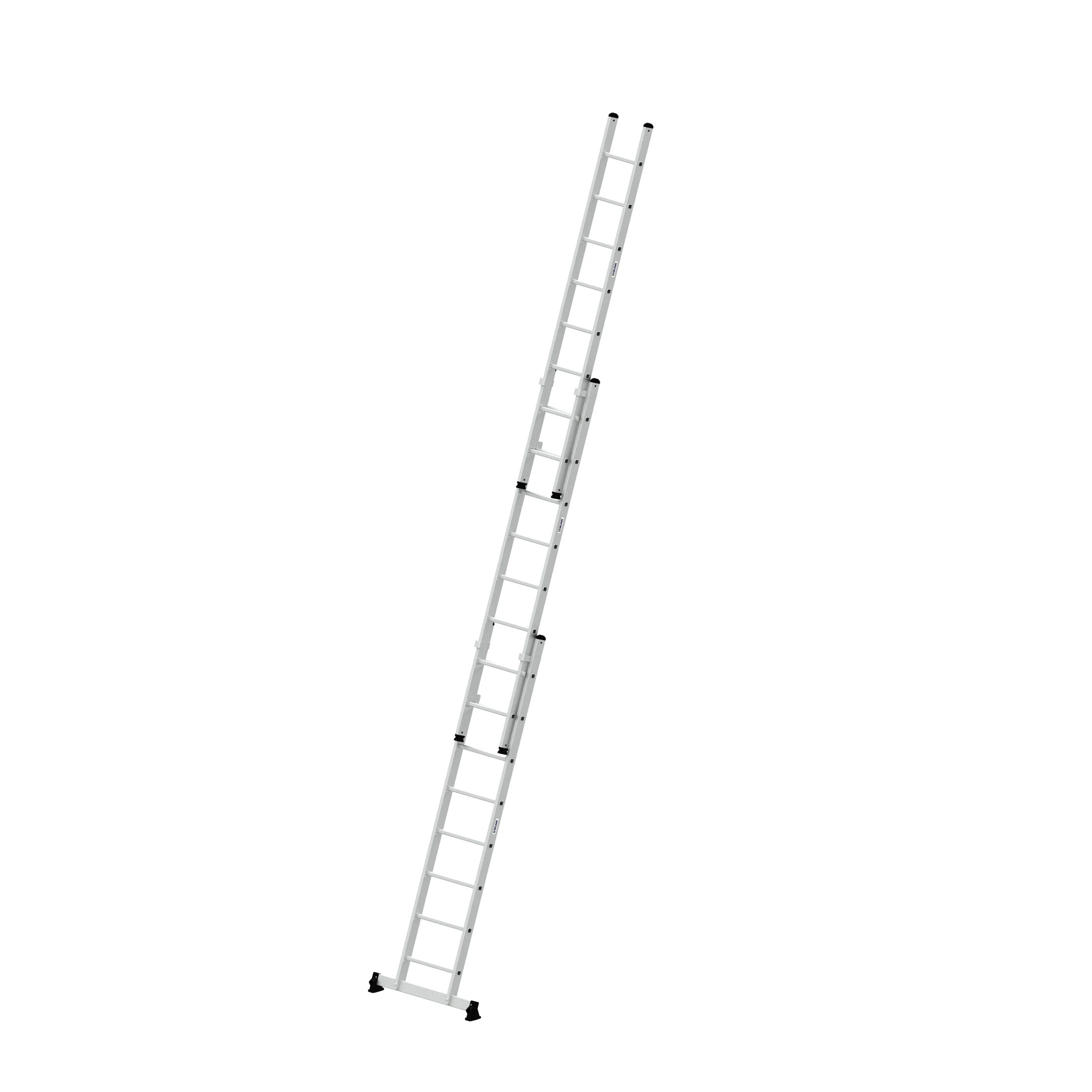 MUNK | Sprossen-Schiebeleiter 3-teilig mit nivello®-Traverse 3x8 Sprossen