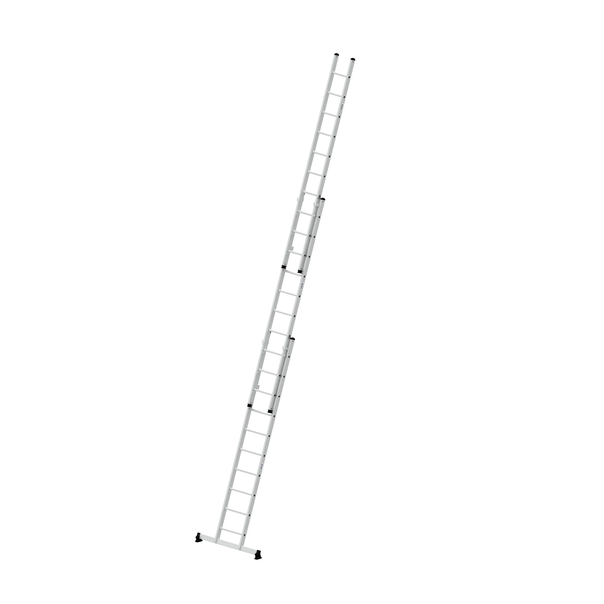 MUNK | Sprossen-Schiebeleiter 3-teilig mit nivello®-Traverse 3x10 Sprossen