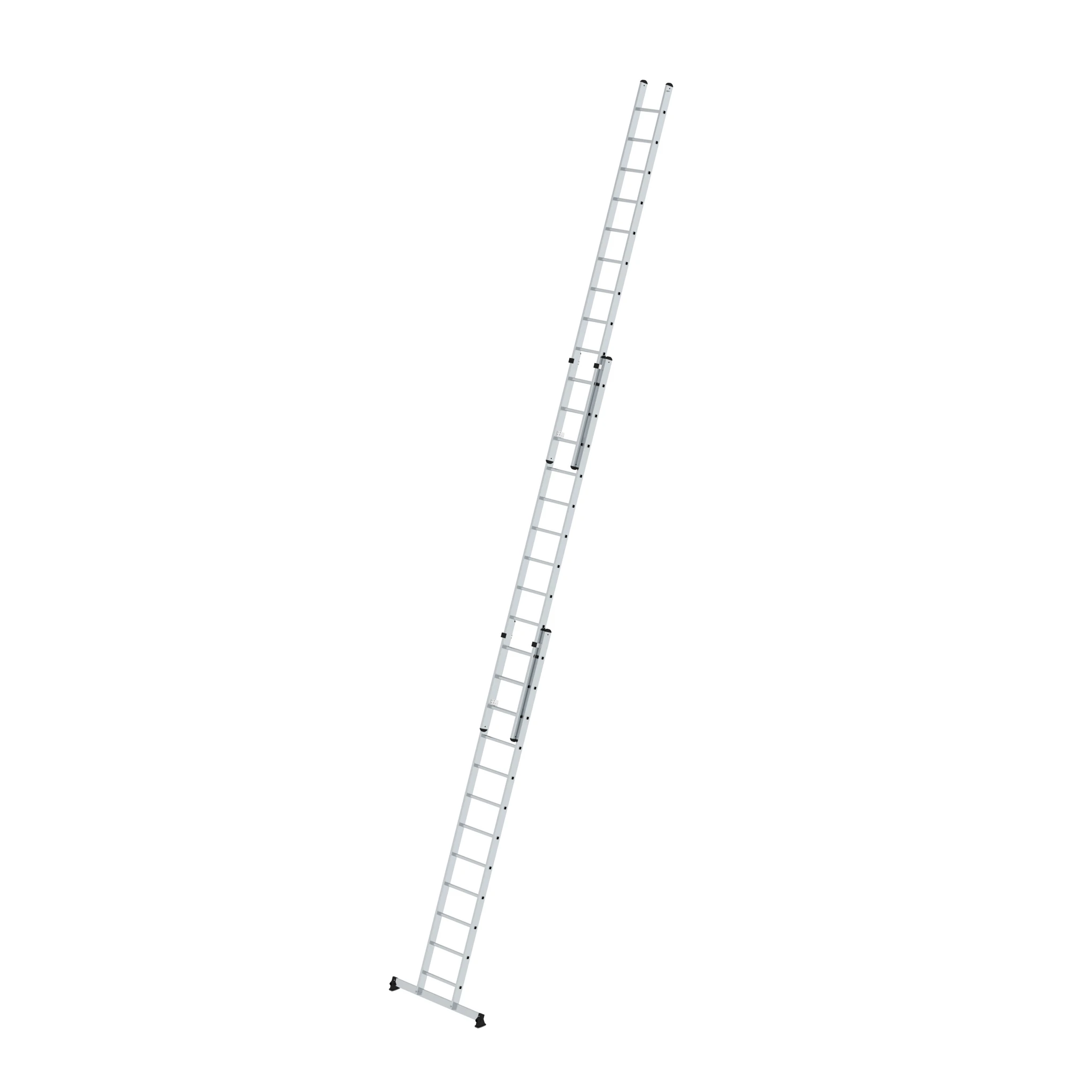 MUNK | Sprossen-Schiebeleiter 3-teilig mit nivello®-Traverse 3x12 Sprossen