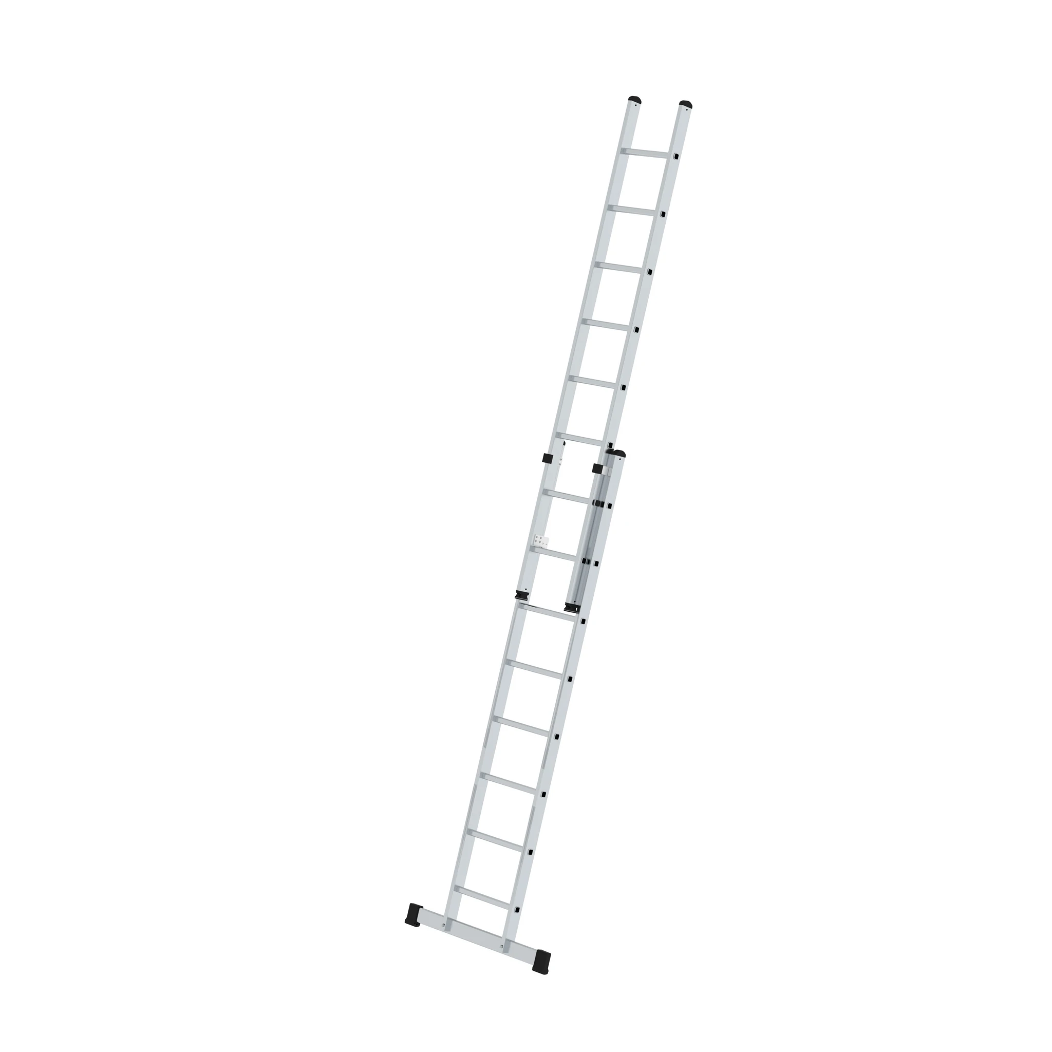 MUNK | Sprossen-Schiebeleiter 2-teilig mit Standard-Traverse 2x8 Sprossen