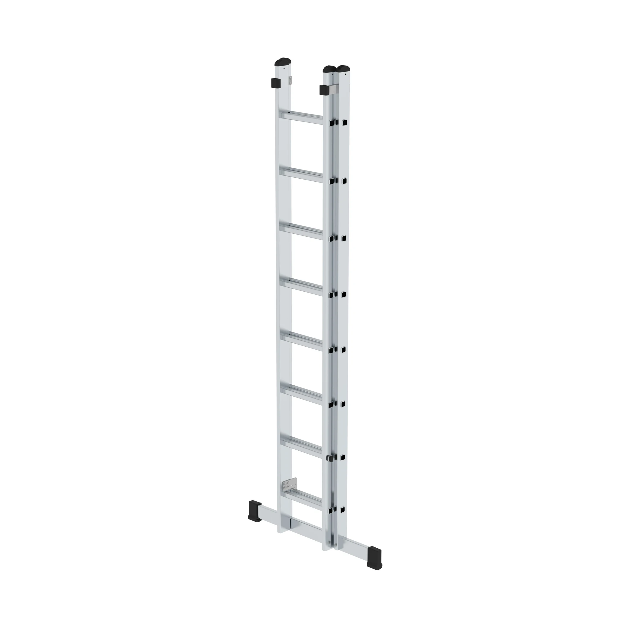 MUNK | Sprossen-Schiebeleiter 2-teilig mit Standard-Traverse 2x8 Sprossen – Bild 2