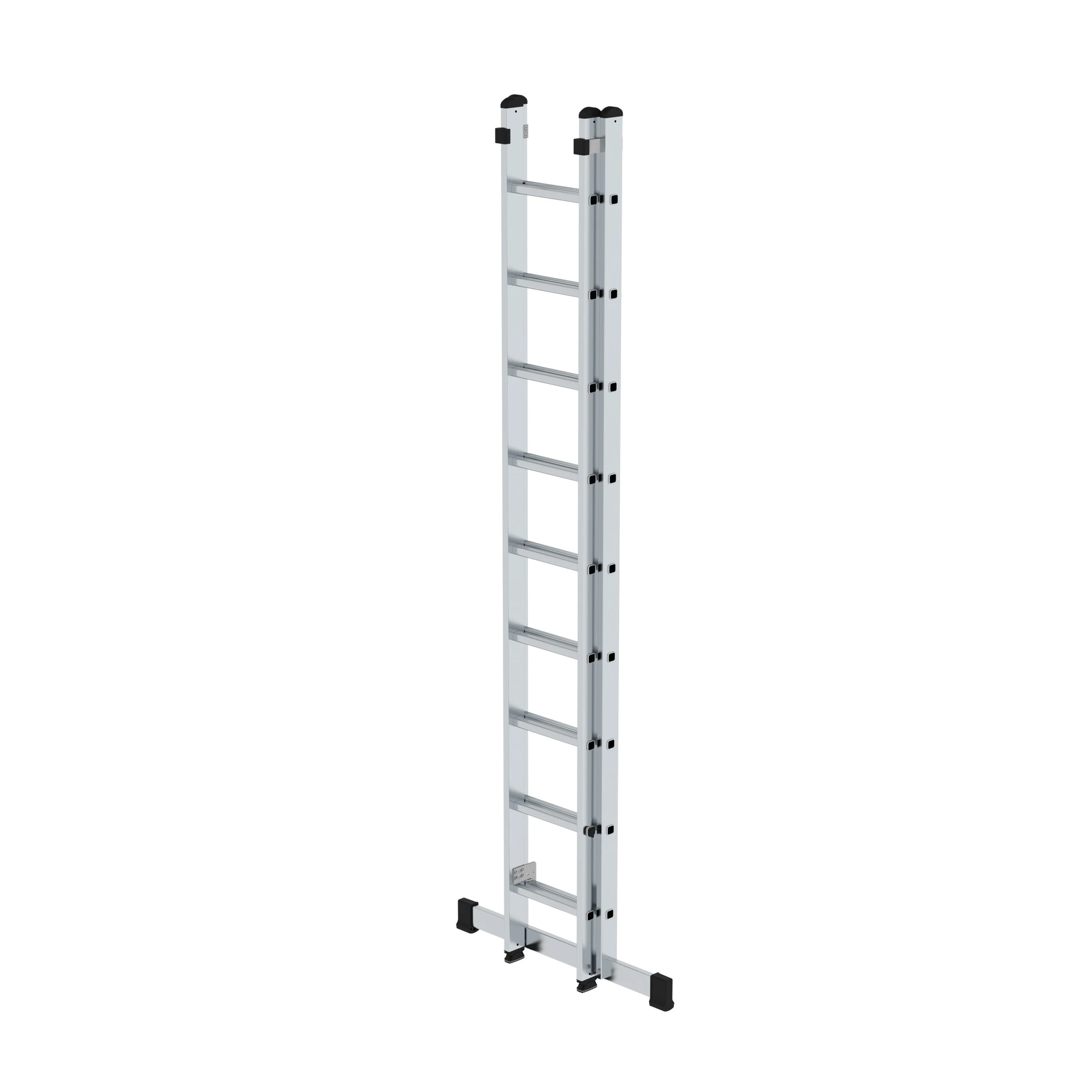 MUNK | Sprossen-Schiebeleiter 2-teilig mit Standard-Traverse 2x9 Sprossen – Bild 2