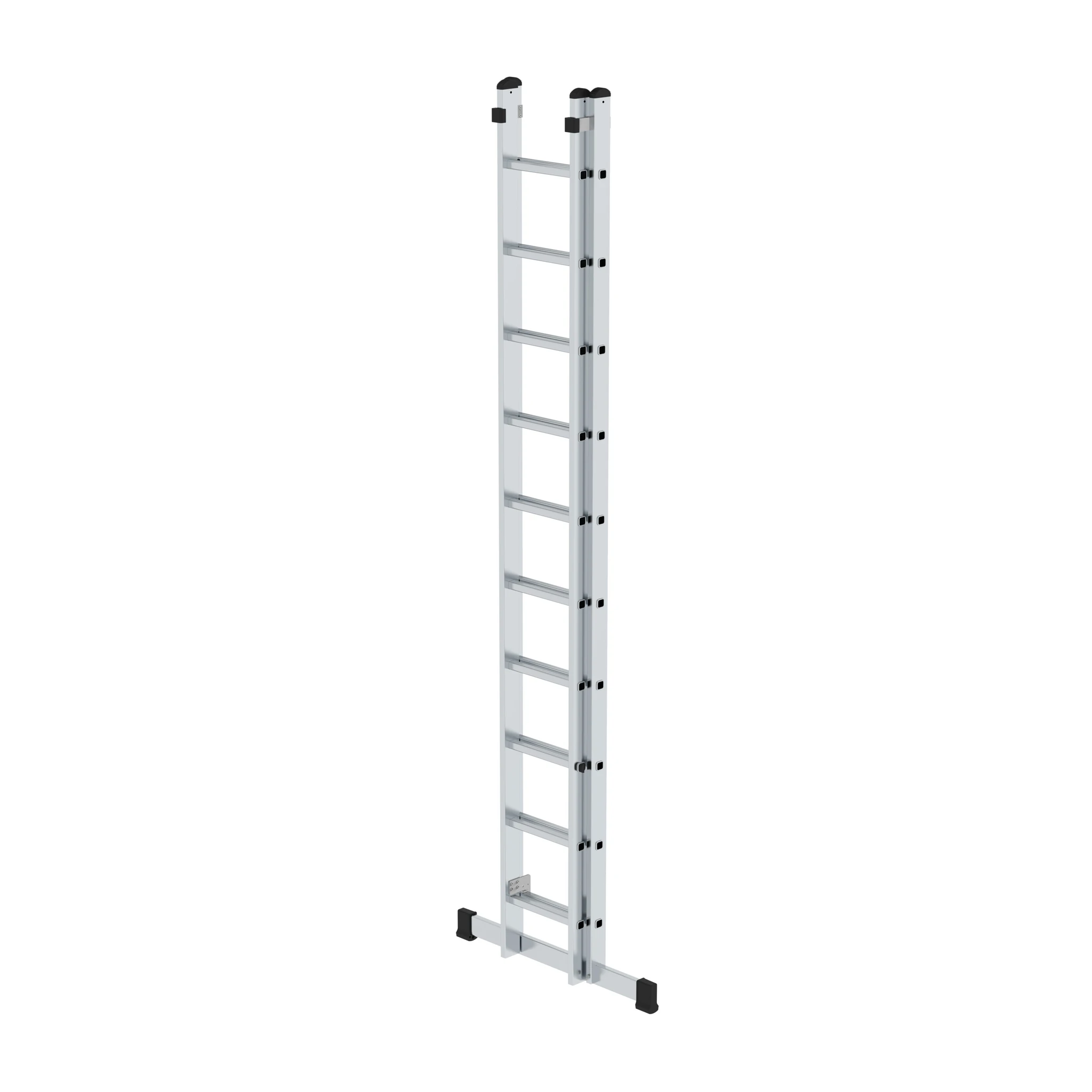 MUNK | Sprossen-Schiebeleiter 2-teilig mit Standard-Traverse 2x10 Sprossen – Bild 2