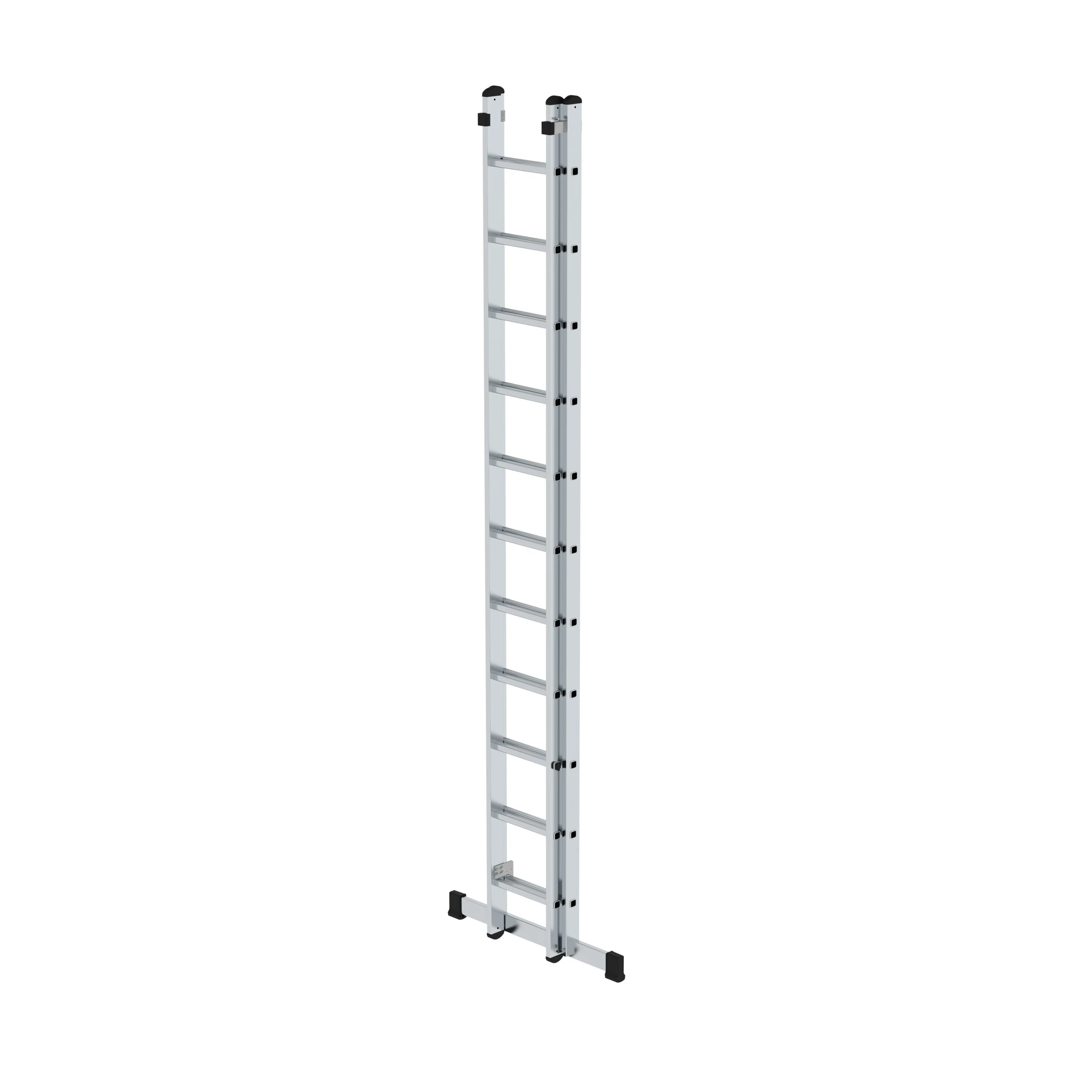 MUNK | Sprossen-Schiebeleiter 2-teilig mit Standard-Traverse 2x11 Sprossen – Bild 2
