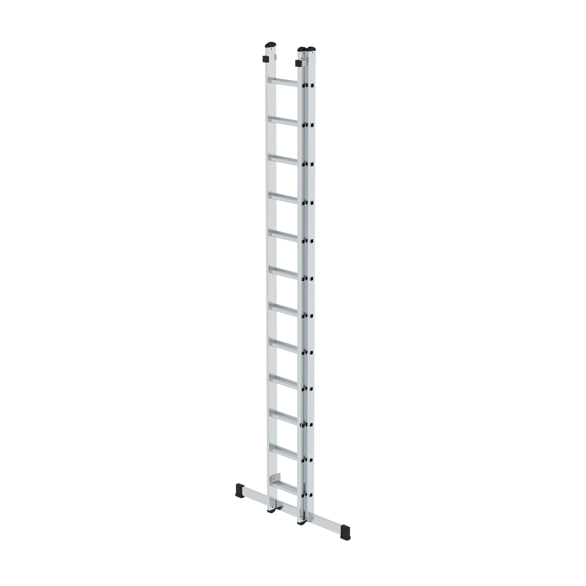MUNK | Sprossen-Schiebeleiter 2-teilig mit Standard-Traverse 2x12 Sprossen – Bild 2