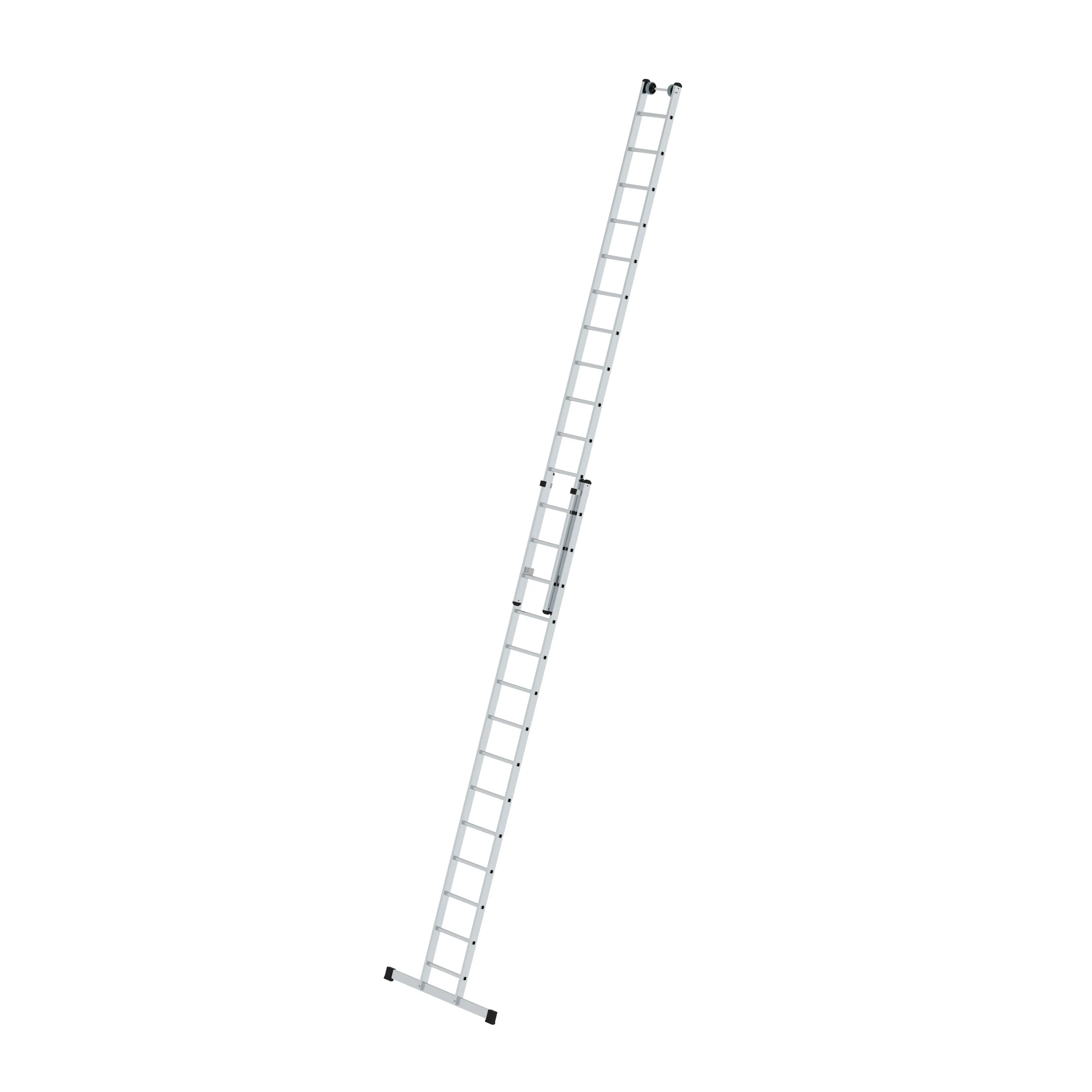 MUNK | Sprossen-Schiebeleiter 2-teilig mit Standard-Traverse 2x14 Sprossen