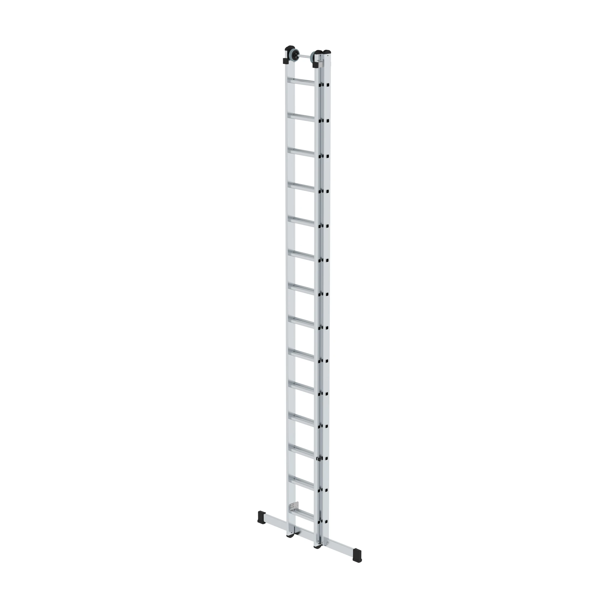 MUNK | Sprossen-Schiebeleiter 2-teilig mit Standard-Traverse 2x14 Sprossen – Bild 2