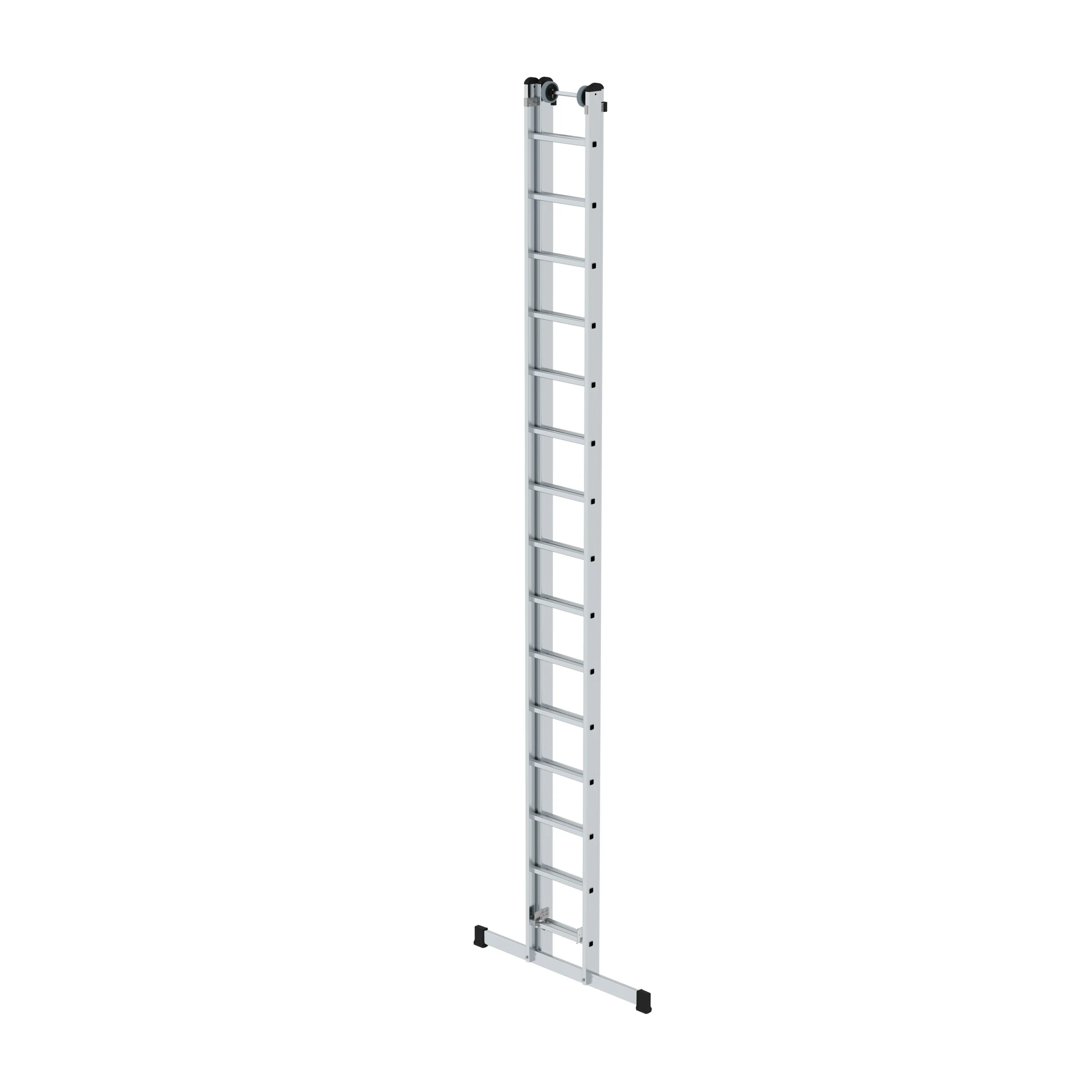 MUNK | Sprossen-Schiebeleiter 2-teilig mit Standard-Traverse 2x15 Sprossen – Bild 2