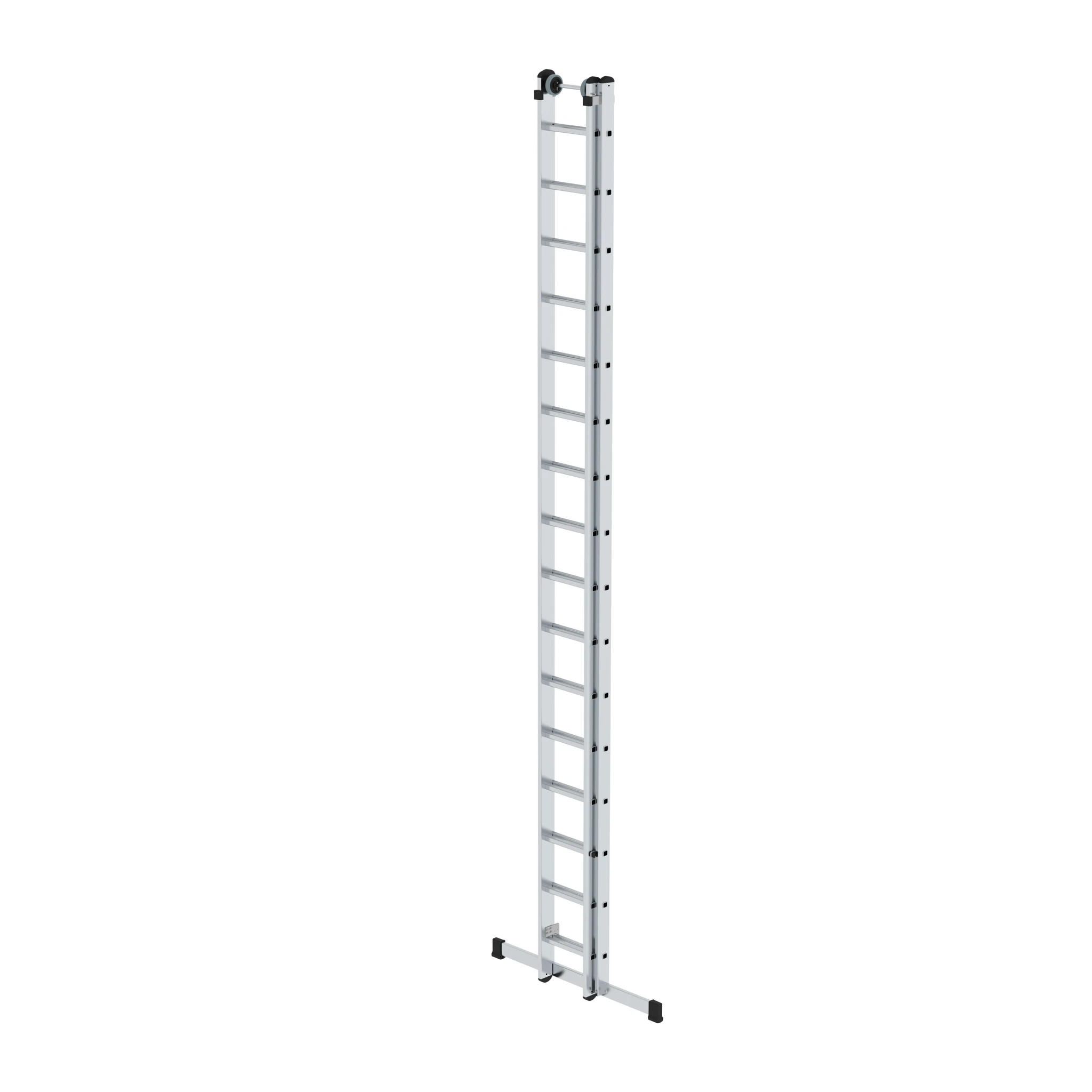 MUNK | Sprossen-Schiebeleiter 2-teilig mit Standard-Traverse 2x16 Sprossen – Bild 2