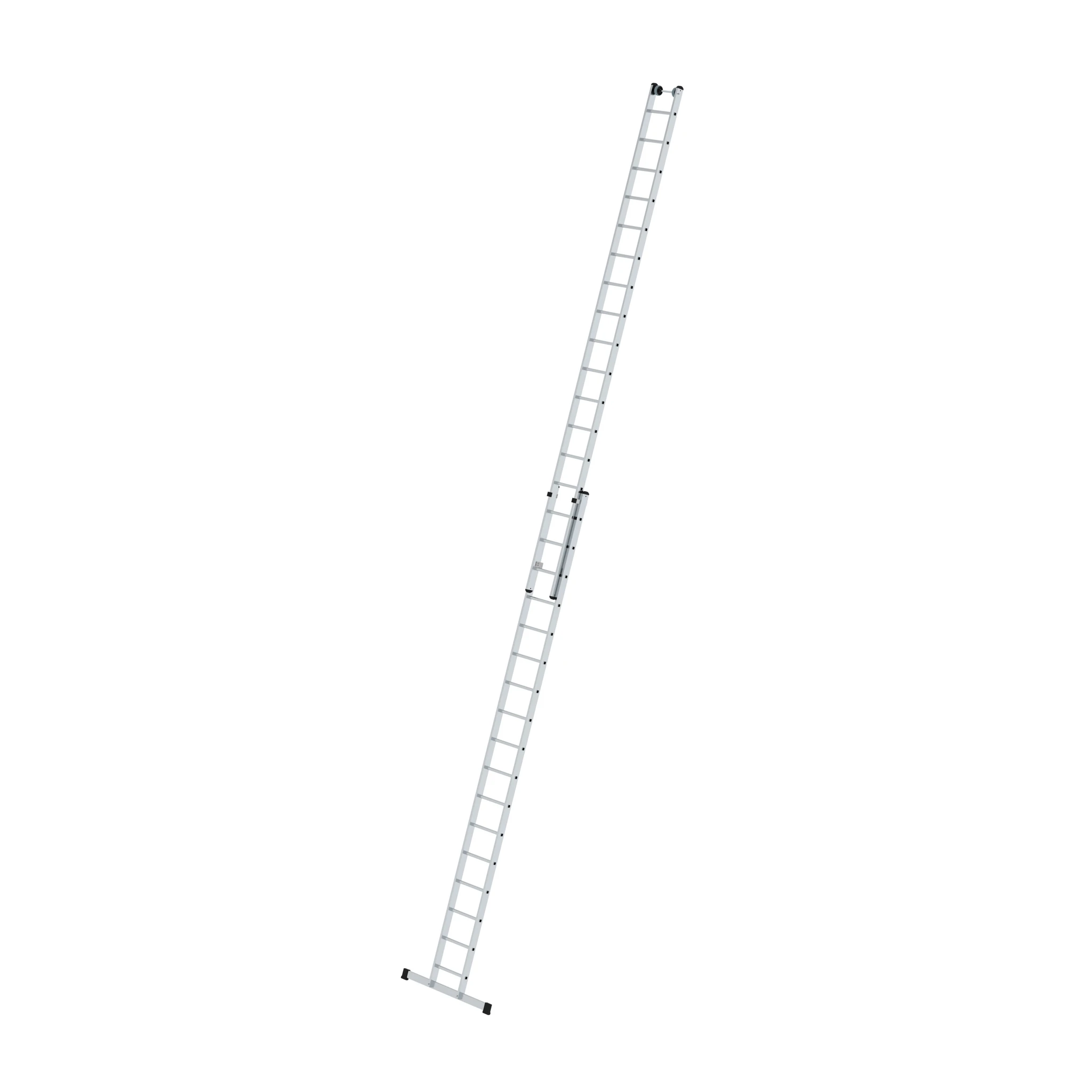 MUNK | Sprossen-Schiebeleiter 2-teilig mit Standard-Traverse 2x17 Sprossen
