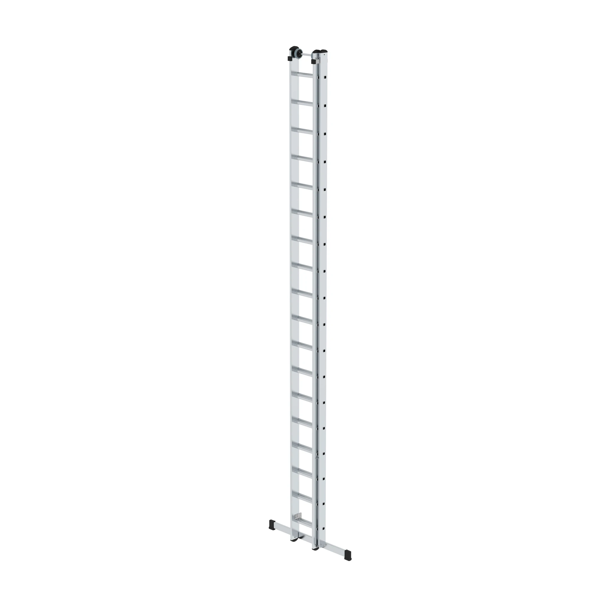 MUNK | Sprossen-Schiebeleiter 2-teilig mit Standard-Traverse 2x18 Sprossen – Bild 2