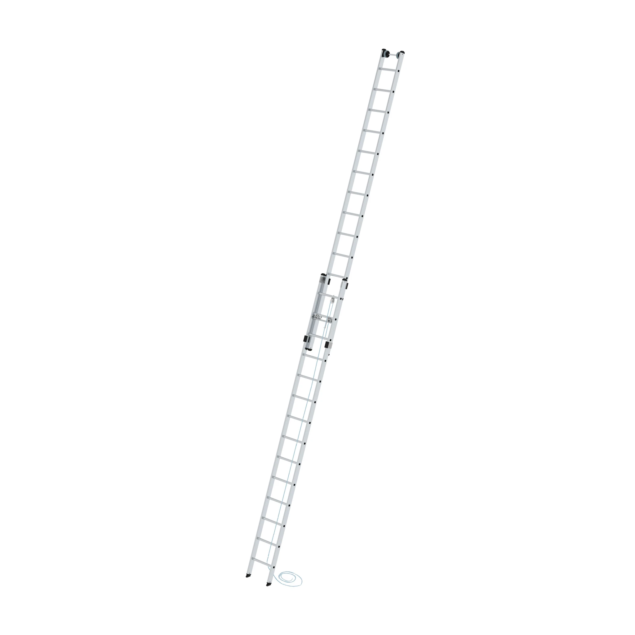MUNK | Sprossen-Seilzugleiter 2-teilig ohne Traverse 2x14 Sprossen