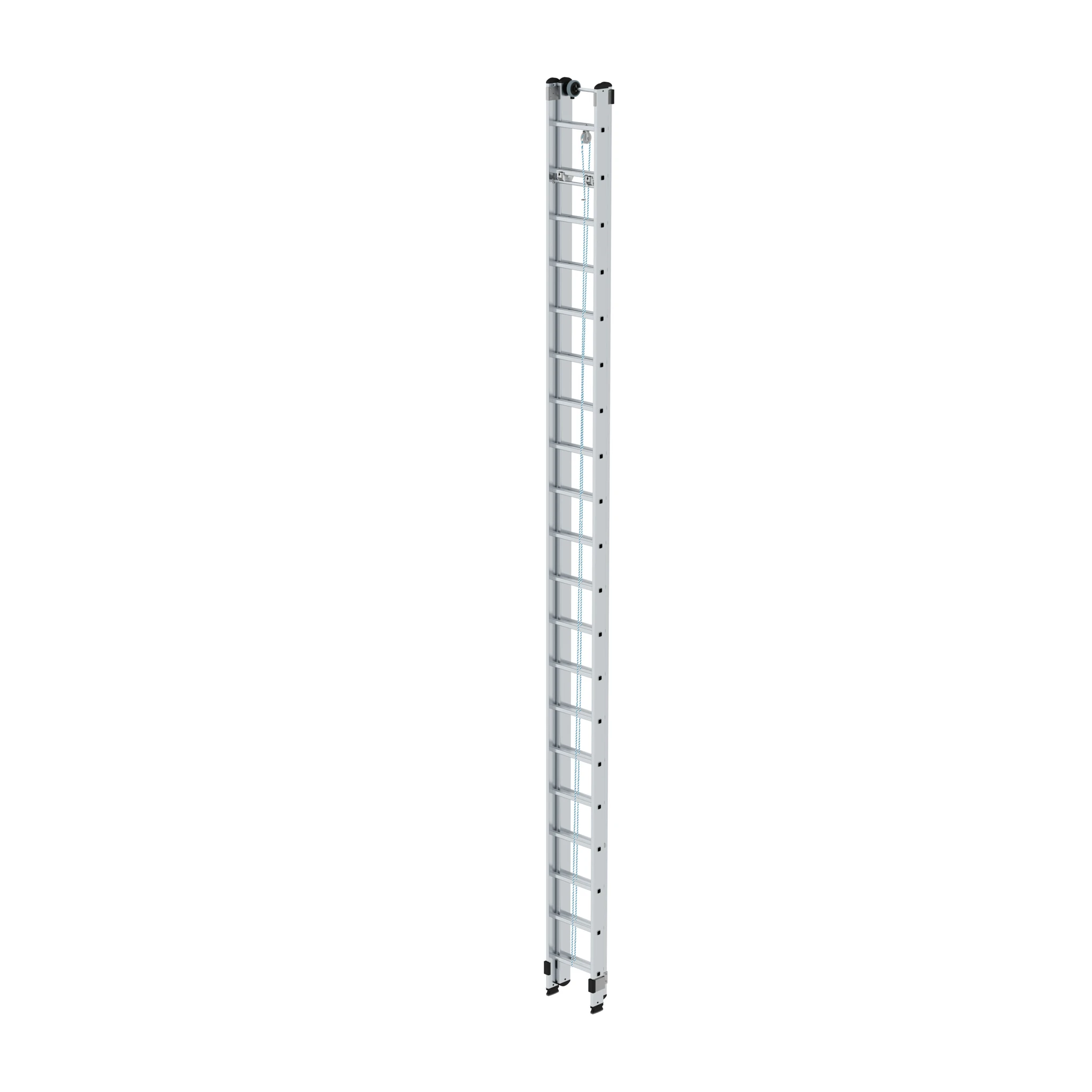 MUNK | Sprossen-Seilzugleiter 2-teilig ohne Traverse 2x20 Sprossen – Bild 2