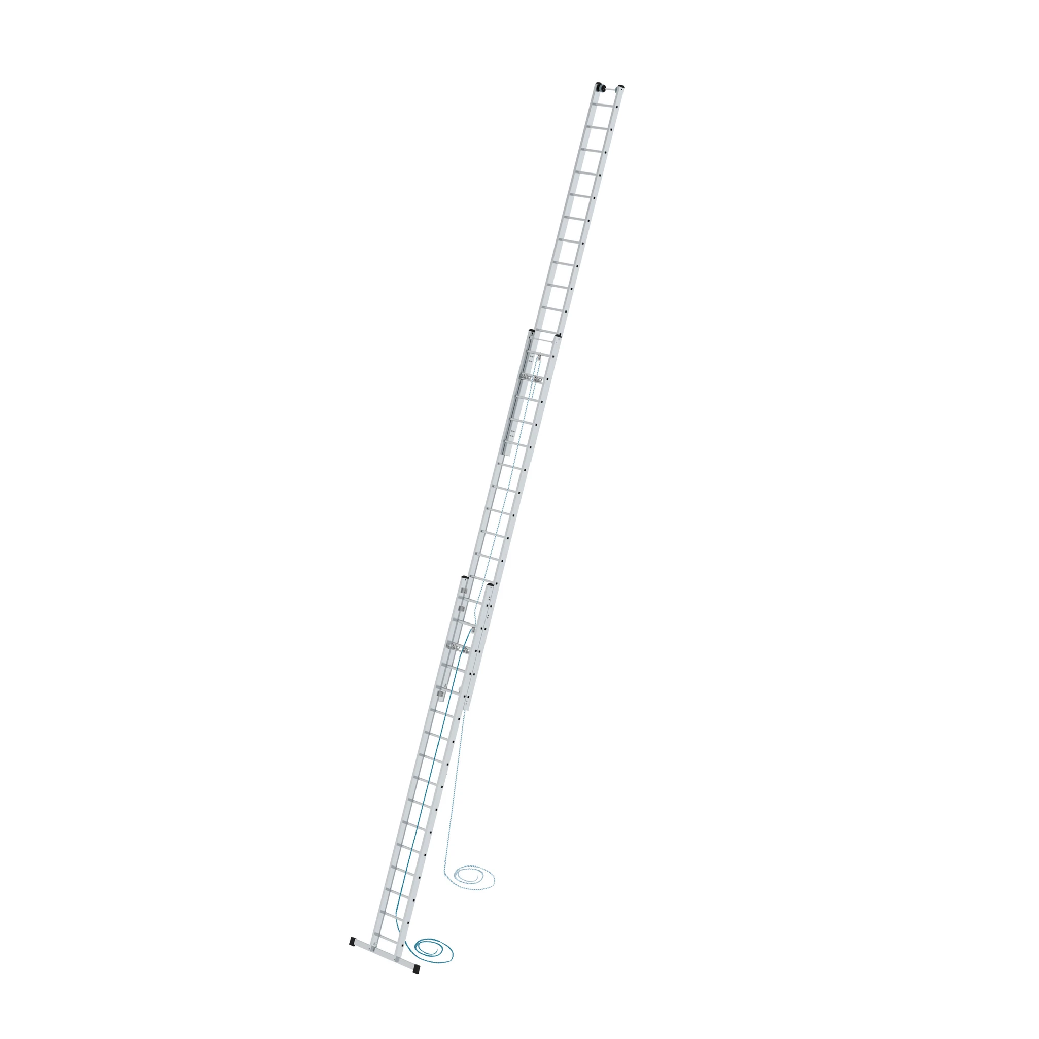 MUNK | Sprossen-Seilzugleiter 3-teilig mit Standard-Traverse 3x16 Sprossen
