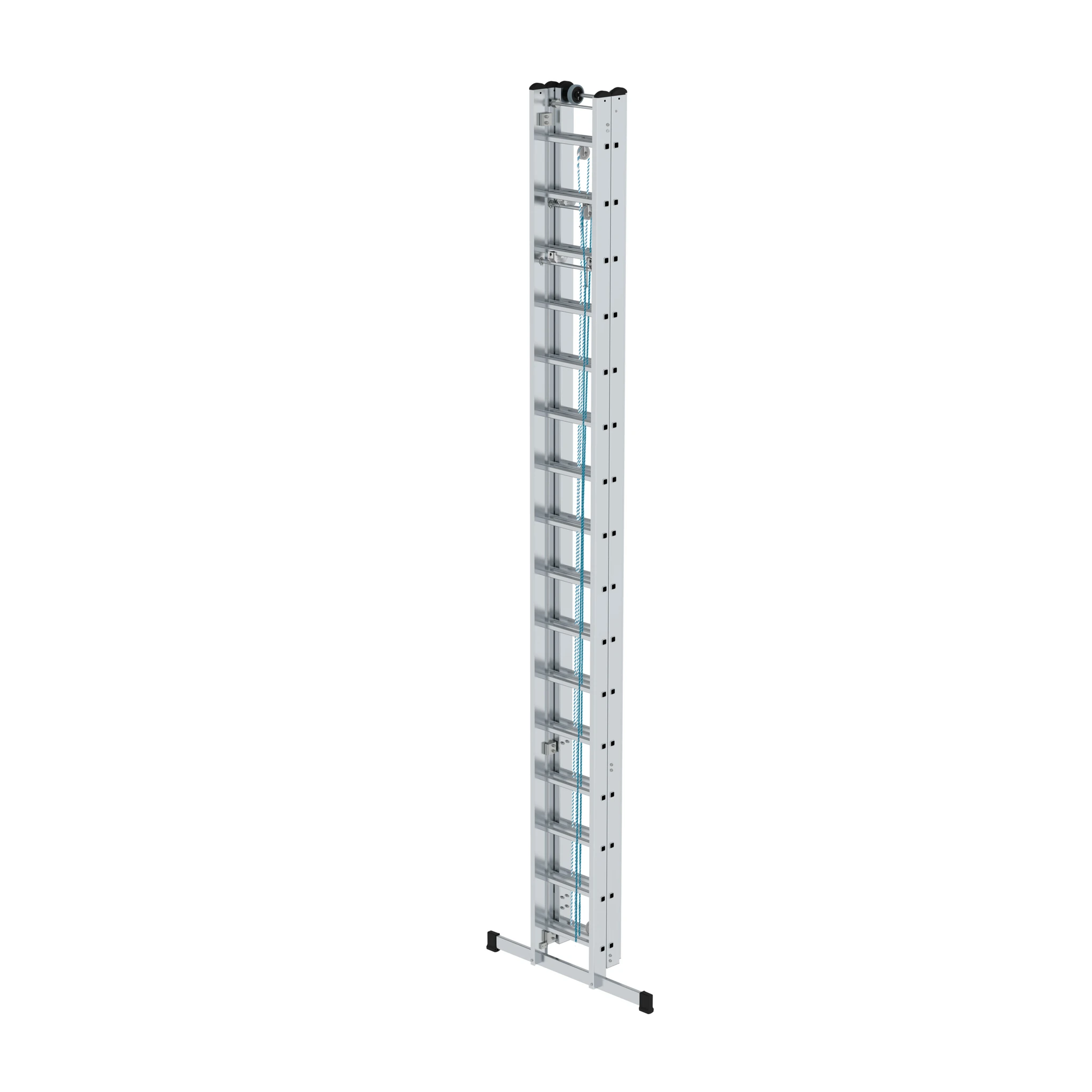 MUNK | Sprossen-Seilzugleiter 3-teilig mit Standard-Traverse 3x16 Sprossen – Bild 2