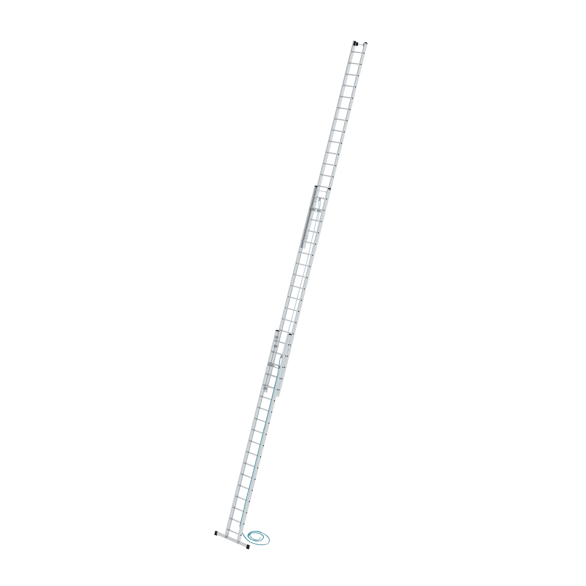 MUNK | Sprossen-Seilzugleiter 3-teilig mit Standard-Traverse 3x18 Sprossen