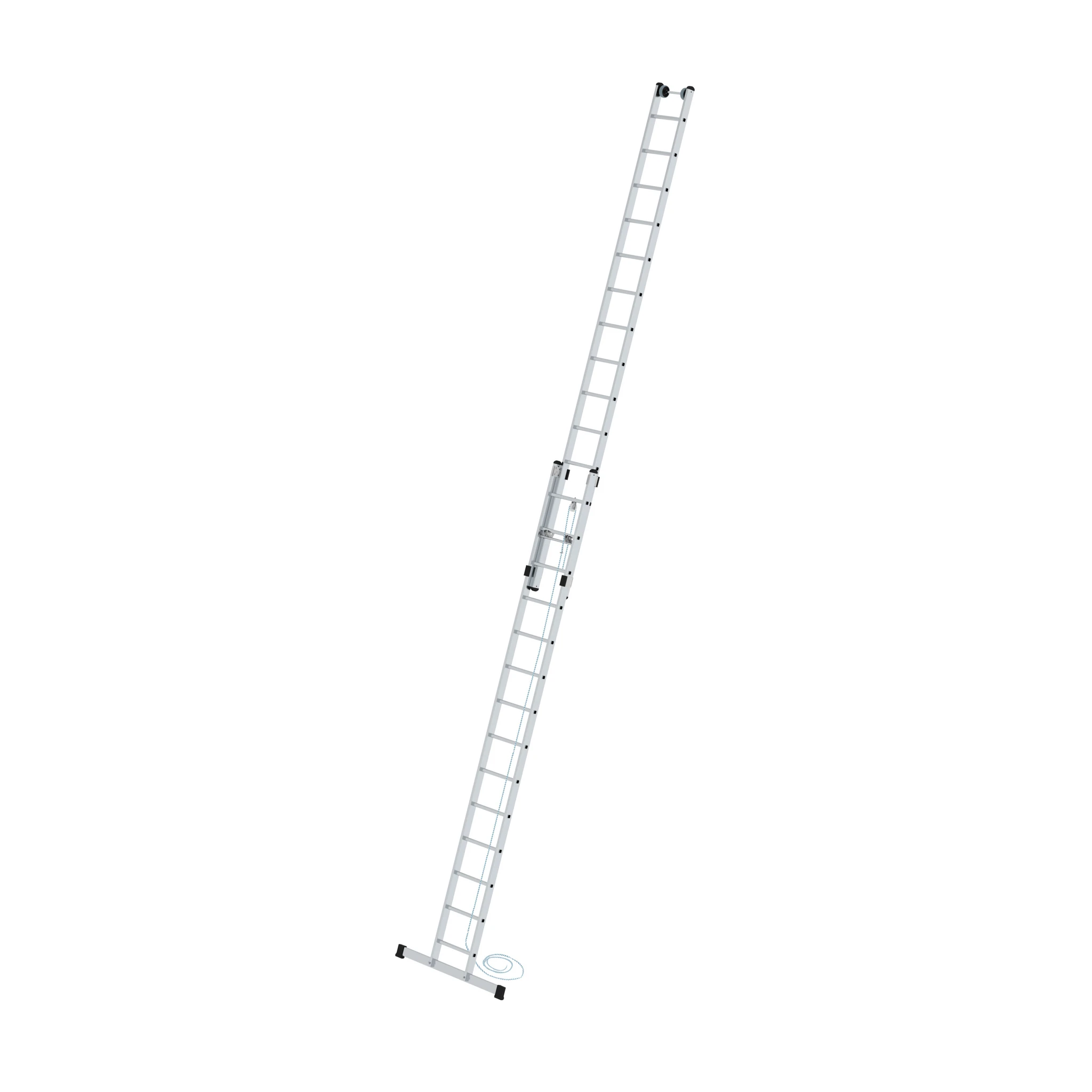 MUNK | Sprossen-Seilzugleiter 2-teilig mit Standard-Traverse 2x14 Sprossen