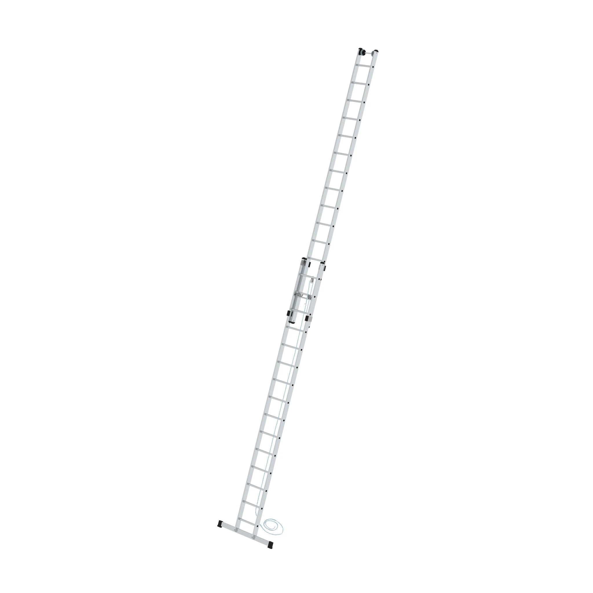 MUNK | Sprossen-Seilzugleiter 2-teilig mit Standard-Traverse 2x15 Sprossen