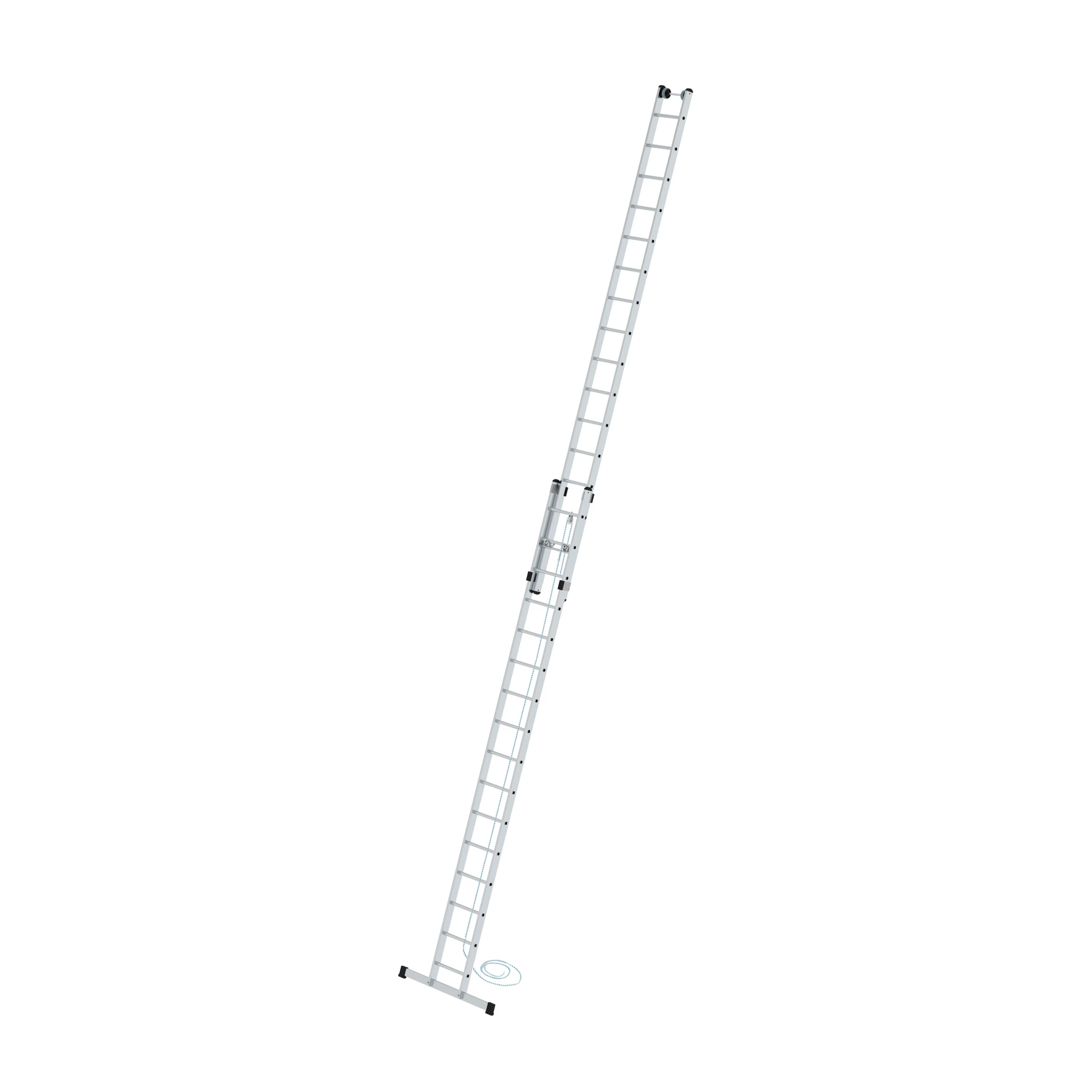 MUNK | Sprossen-Seilzugleiter 2-teilig mit Standard-Traverse 2x16 Sprossen