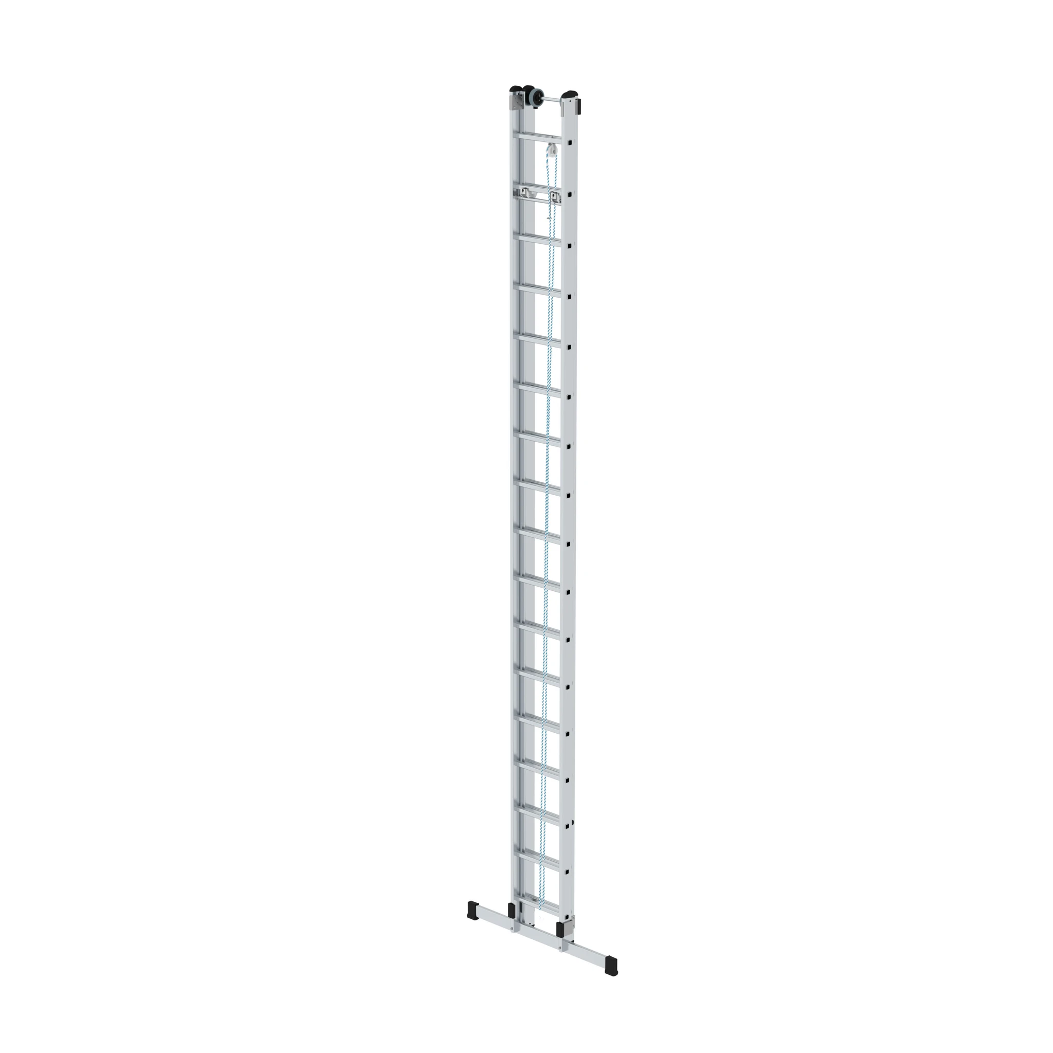 MUNK | Sprossen-Seilzugleiter 2-teilig mit Standard-Traverse 2x17 Sprossen – Bild 2