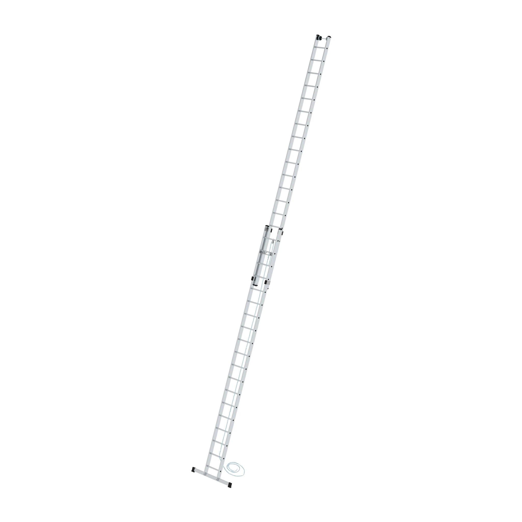 MUNK | Sprossen-Seilzugleiter 2-teilig mit Standard-Traverse 2x19 Sprossen