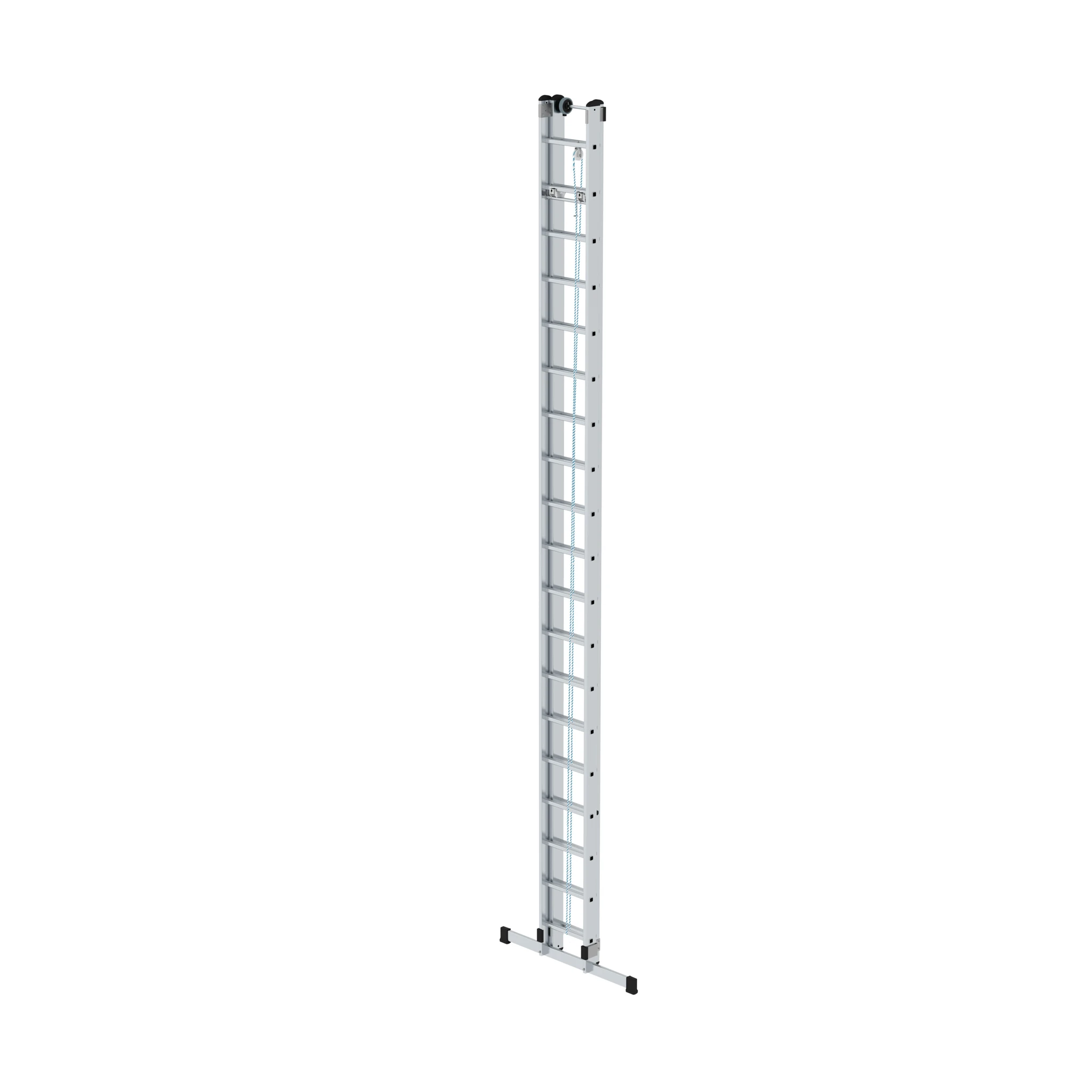 MUNK | Sprossen-Seilzugleiter 2-teilig mit Standard-Traverse 2x19 Sprossen – Bild 2