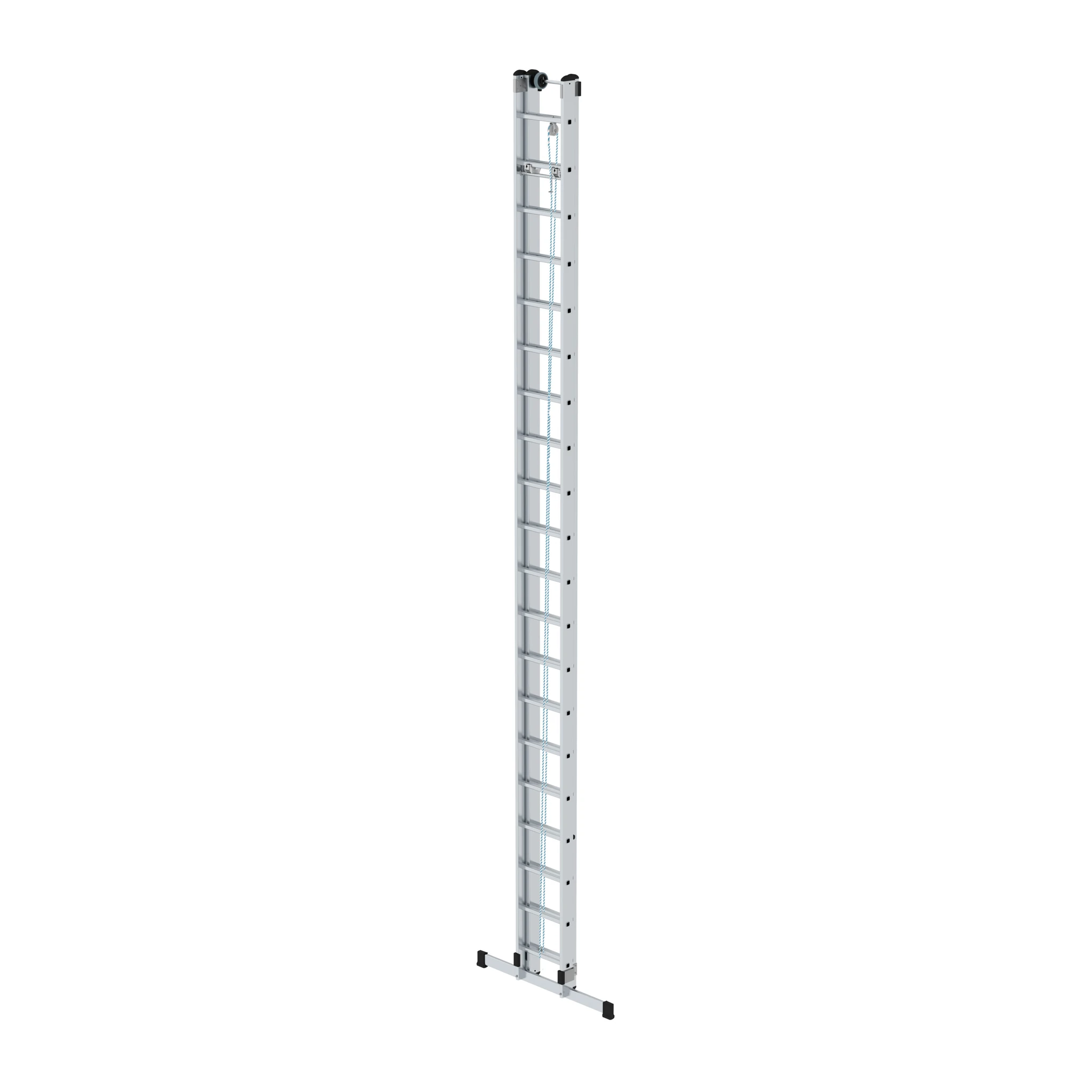 MUNK | Sprossen-Seilzugleiter 2-teilig mit Standard-Traverse 2x20 Sprossen – Bild 2
