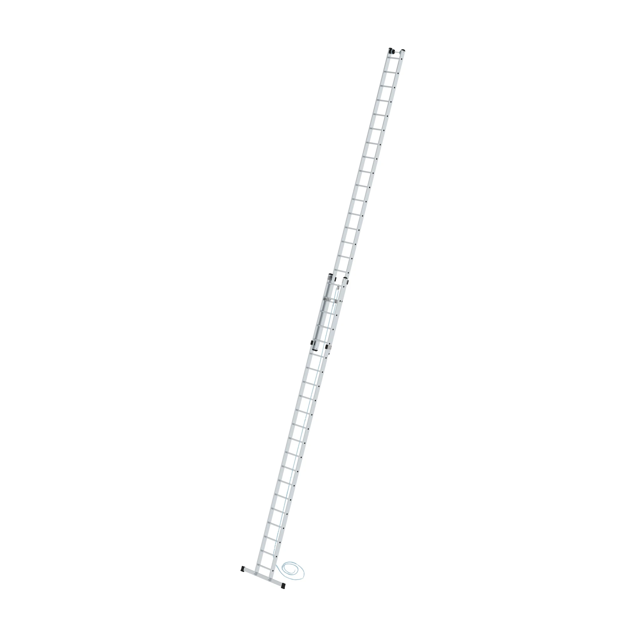 MUNK | Sprossen-Seilzugleiter 2-teilig mit Standard-Traverse 2x21 Sprossen