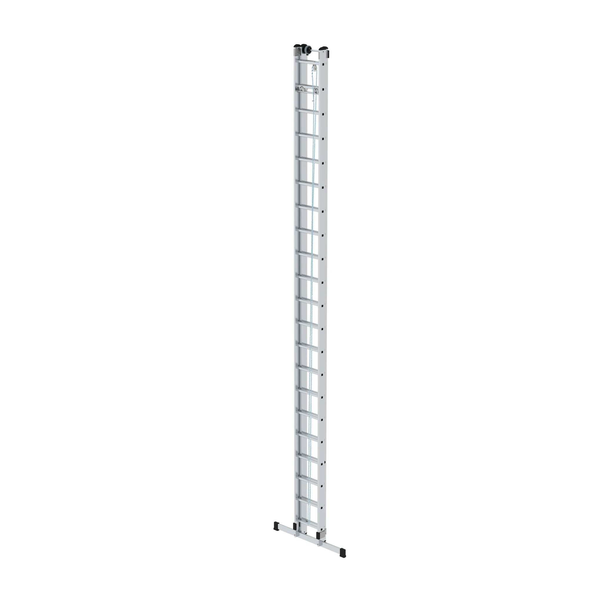 MUNK | Sprossen-Seilzugleiter 2-teilig mit Standard-Traverse 2x21 Sprossen – Bild 2
