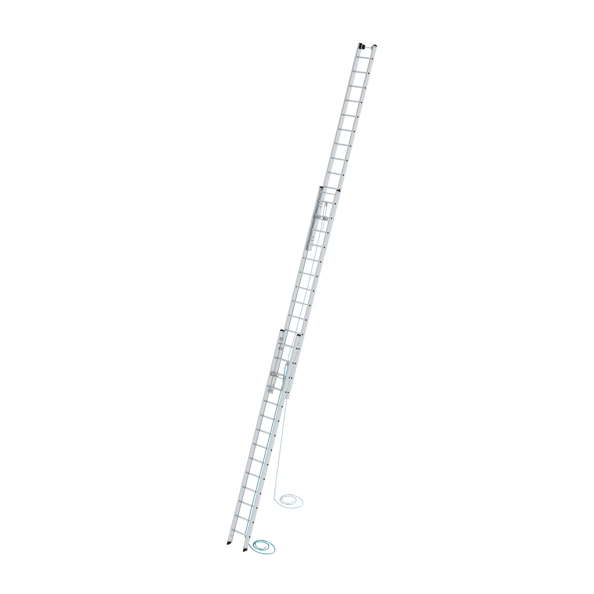 MUNK | Sprossen-Seilzugleiter 3-teilig ohne Traverse 3x14 Sprossen