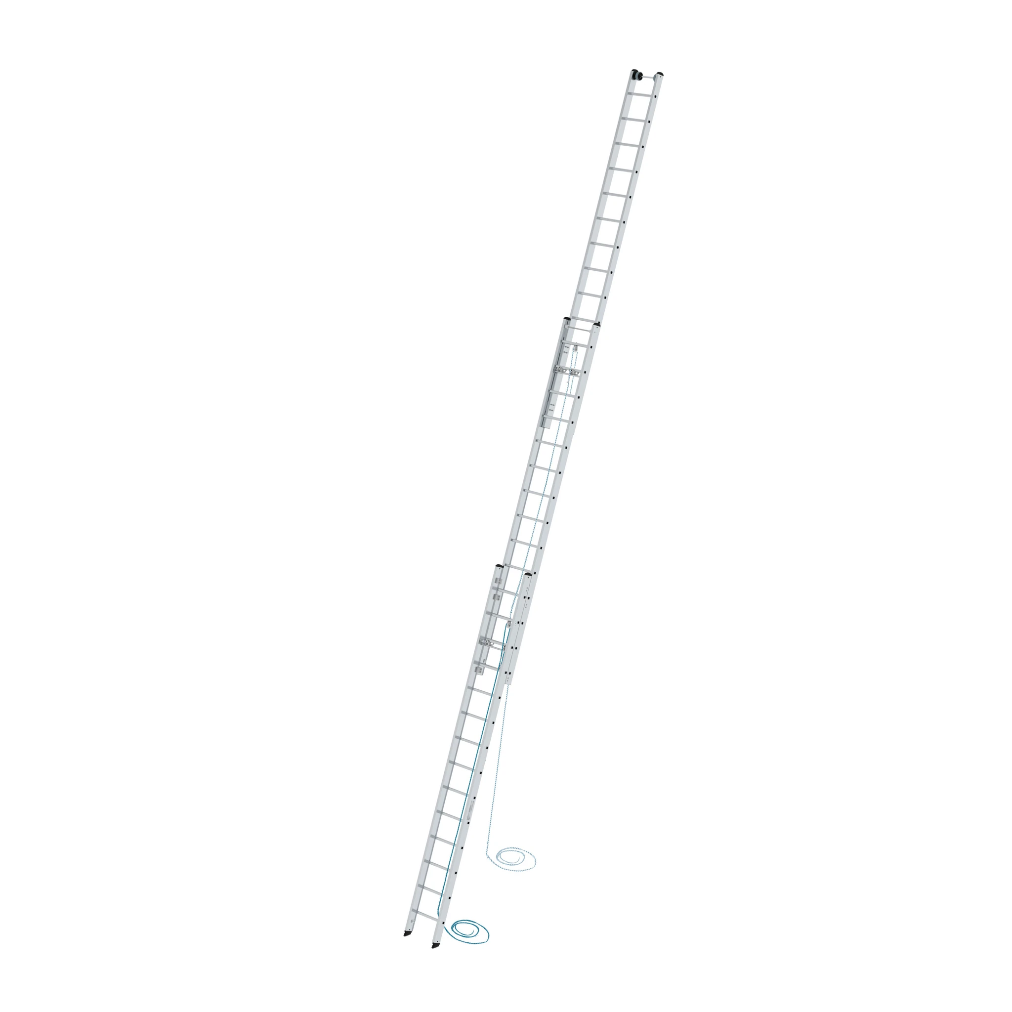 MUNK | Sprossen-Seilzugleiter 3-teilig ohne Traverse 3x16 Sprossen
