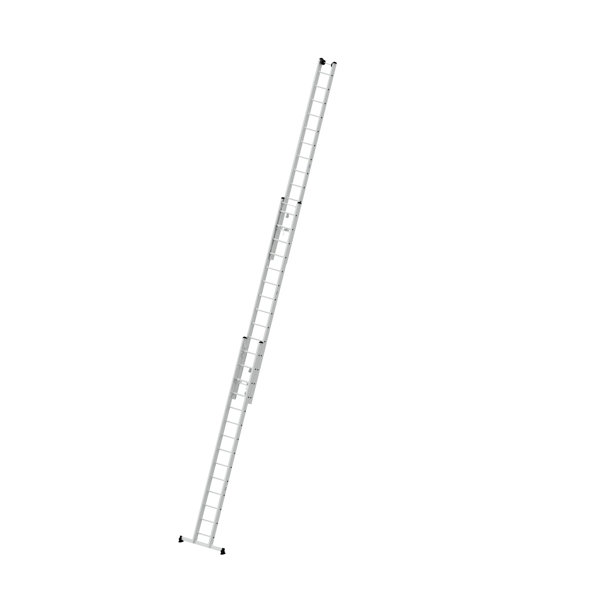 MUNK | Sprossen-Seilzugleiter 3-teilig mit nivello®-Traverse 3x14 Sprossen