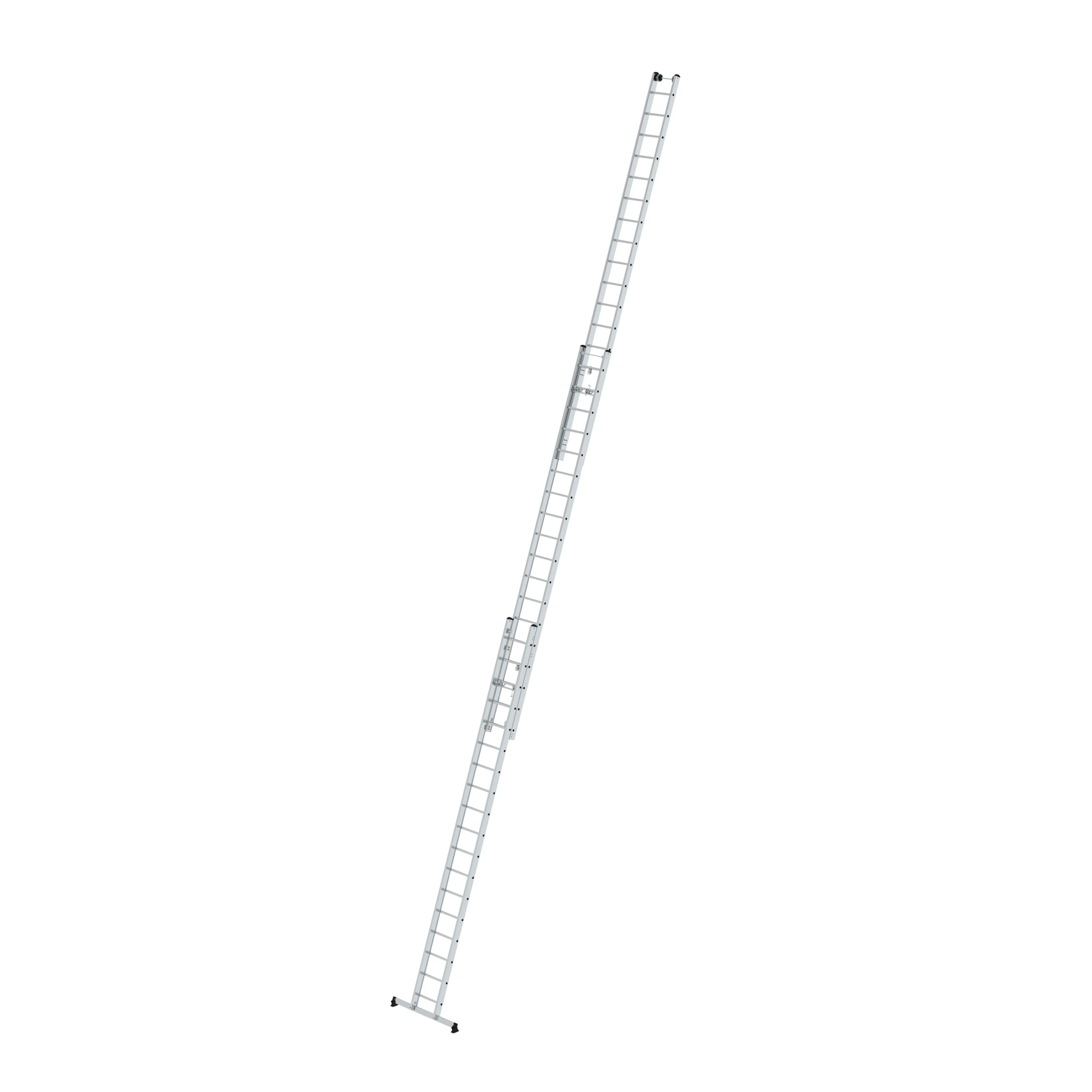 MUNK | Sprossen-Seilzugleiter 3-teilig mit nivello®-Traverse 3x18 Sprossen