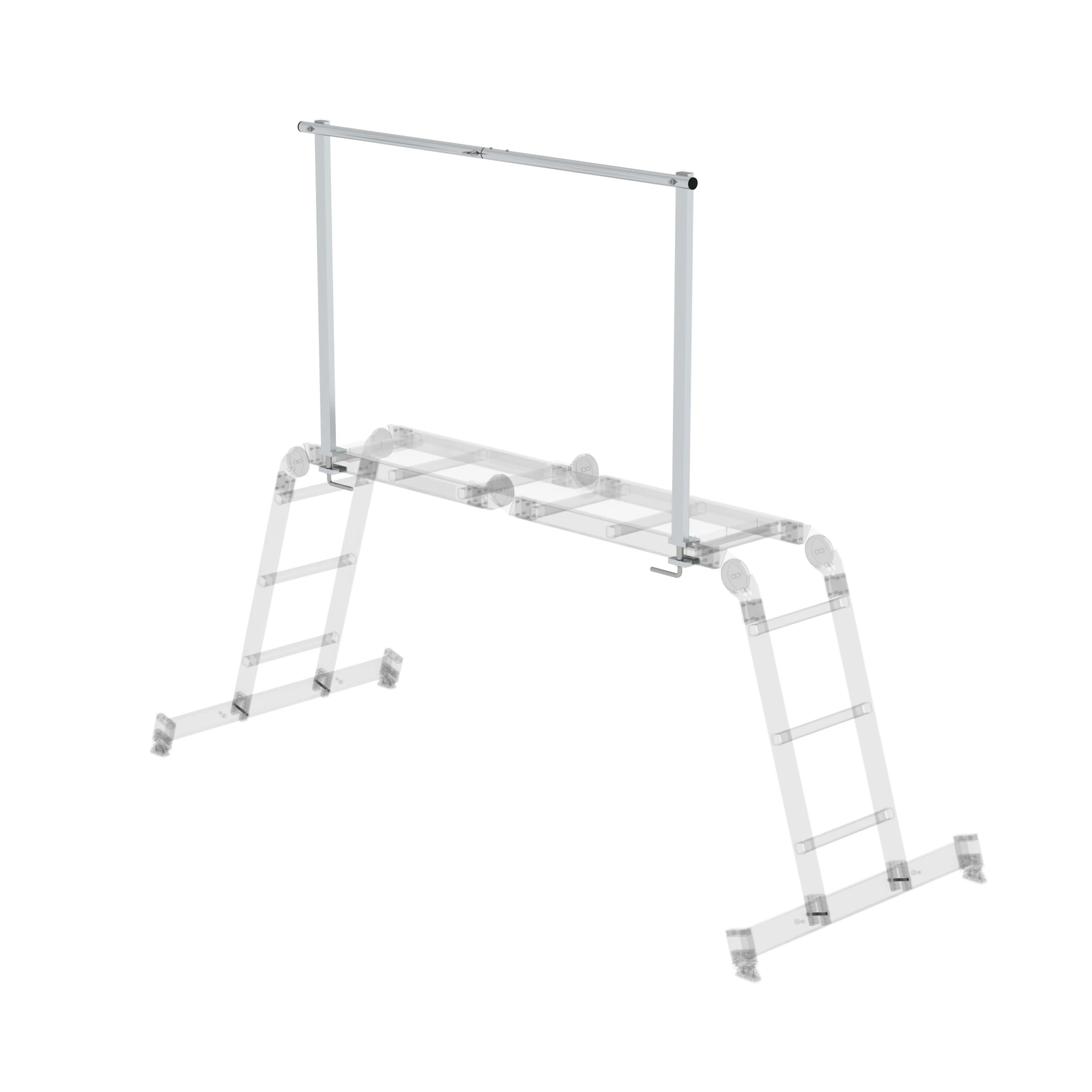 MUNK | Aluminium-Geländer anklemmbar für Bestell-Nr. 031310, 031312 und 031314