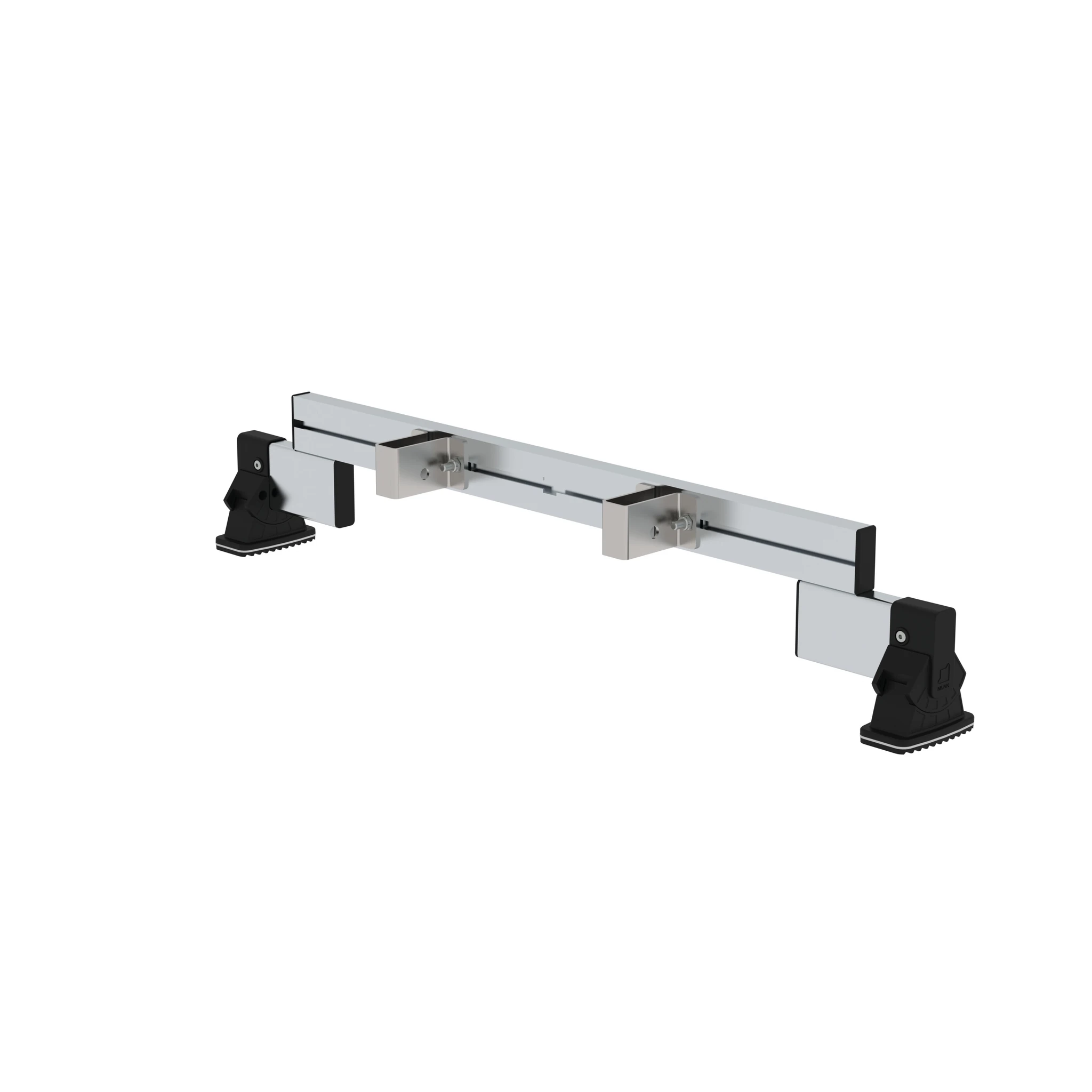 MUNK | Nachrüst-Traverse mit nivello®-Leiterschuh Breite 0,93 m mit Holmhöhe 73 mm
