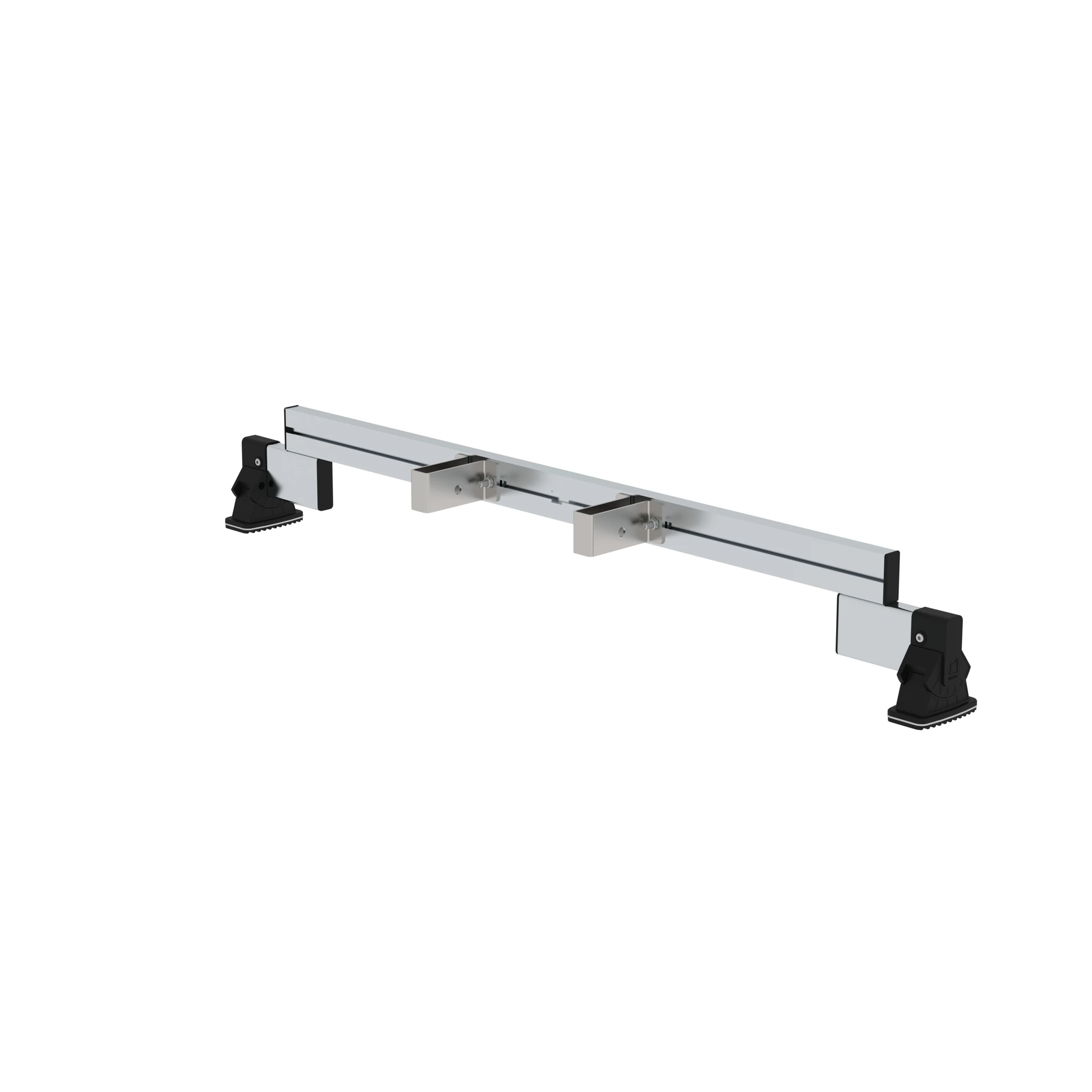 MUNK | Nachrüst-Traverse mit nivello®-Leiterschuh Breite 1,2 m mit Holmhöhe 98 mm