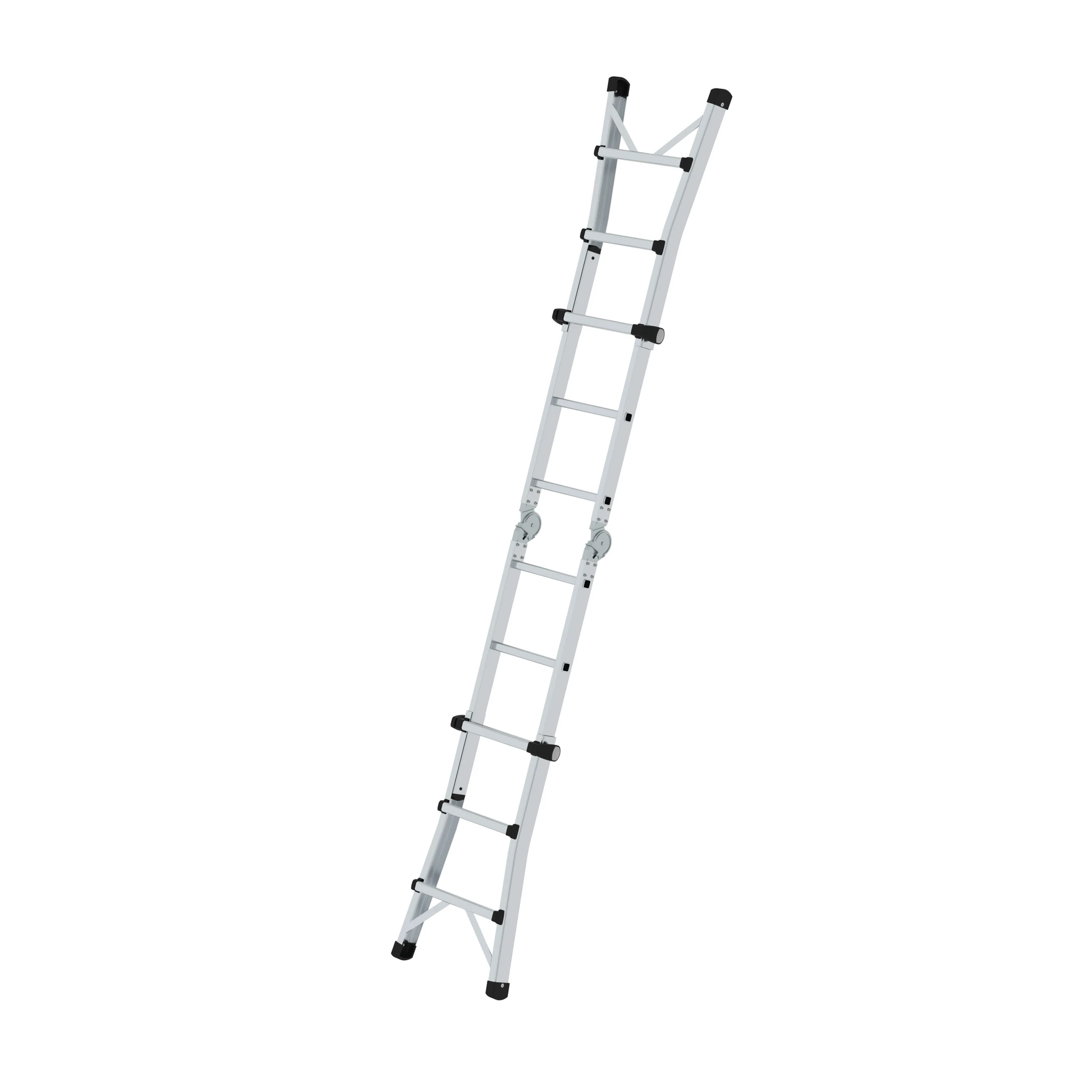 MUNK | Sprossen-Teleskopleiter 4-teilig ohne Traverse 4x3 Sprossen – Bild 5
