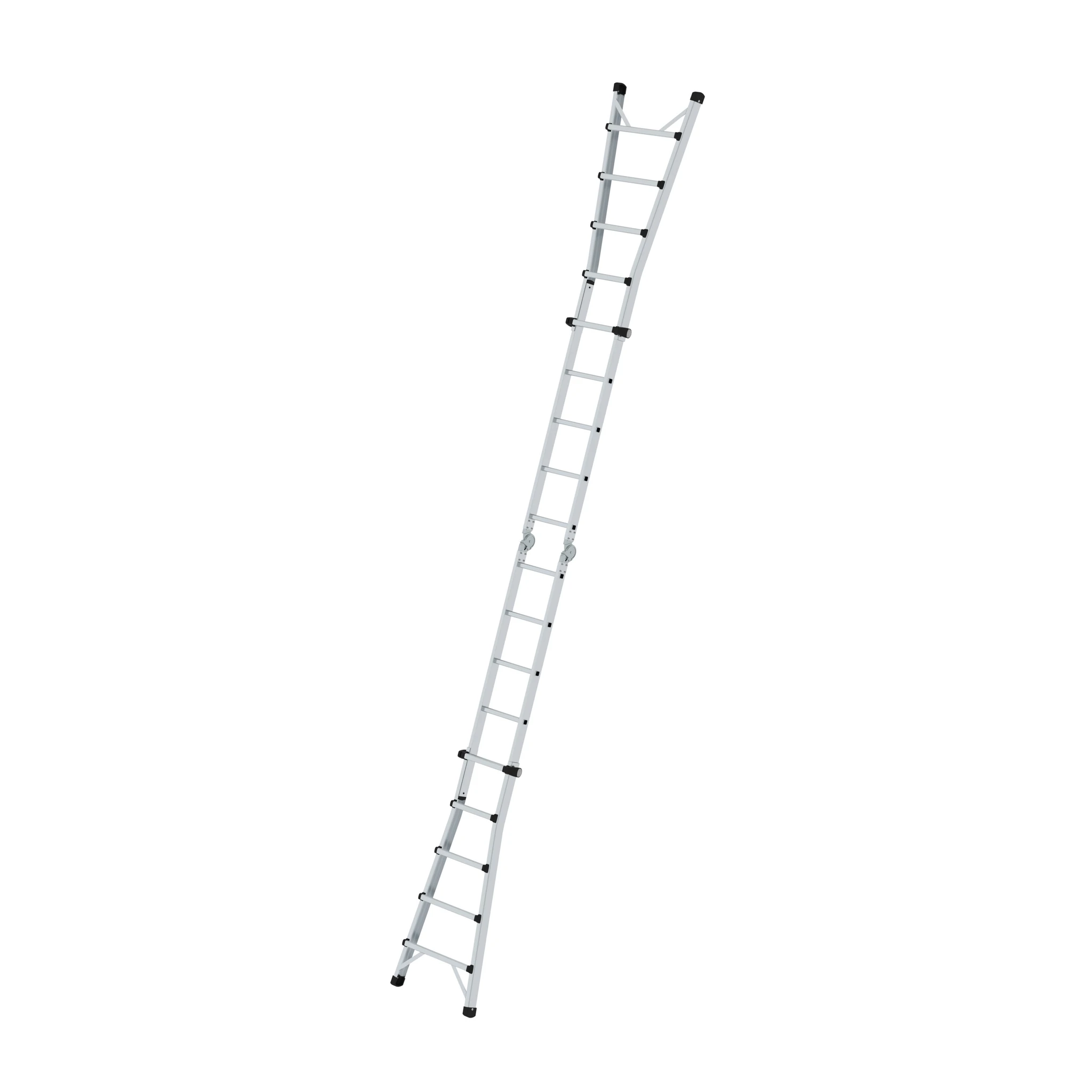 MUNK | Sprossen-Teleskopleiter 4-teilig ohne Traverse 4x5 Sprossen – Bild 5