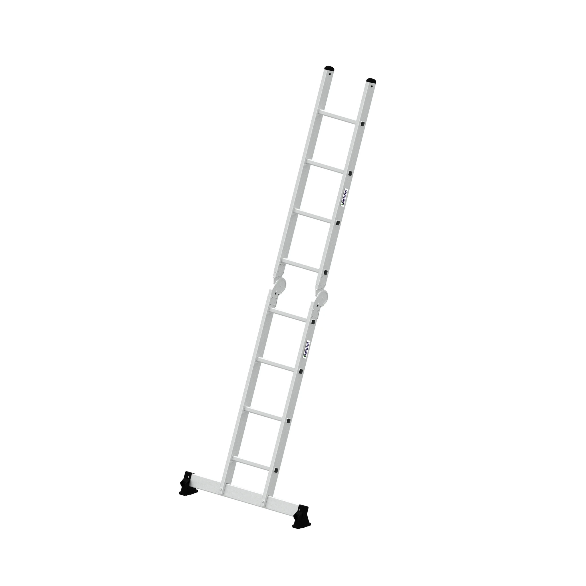 MUNK | Klappleiter 2-teilig mit nivello®-Traverse 2x4 Sprossen – Bild 2