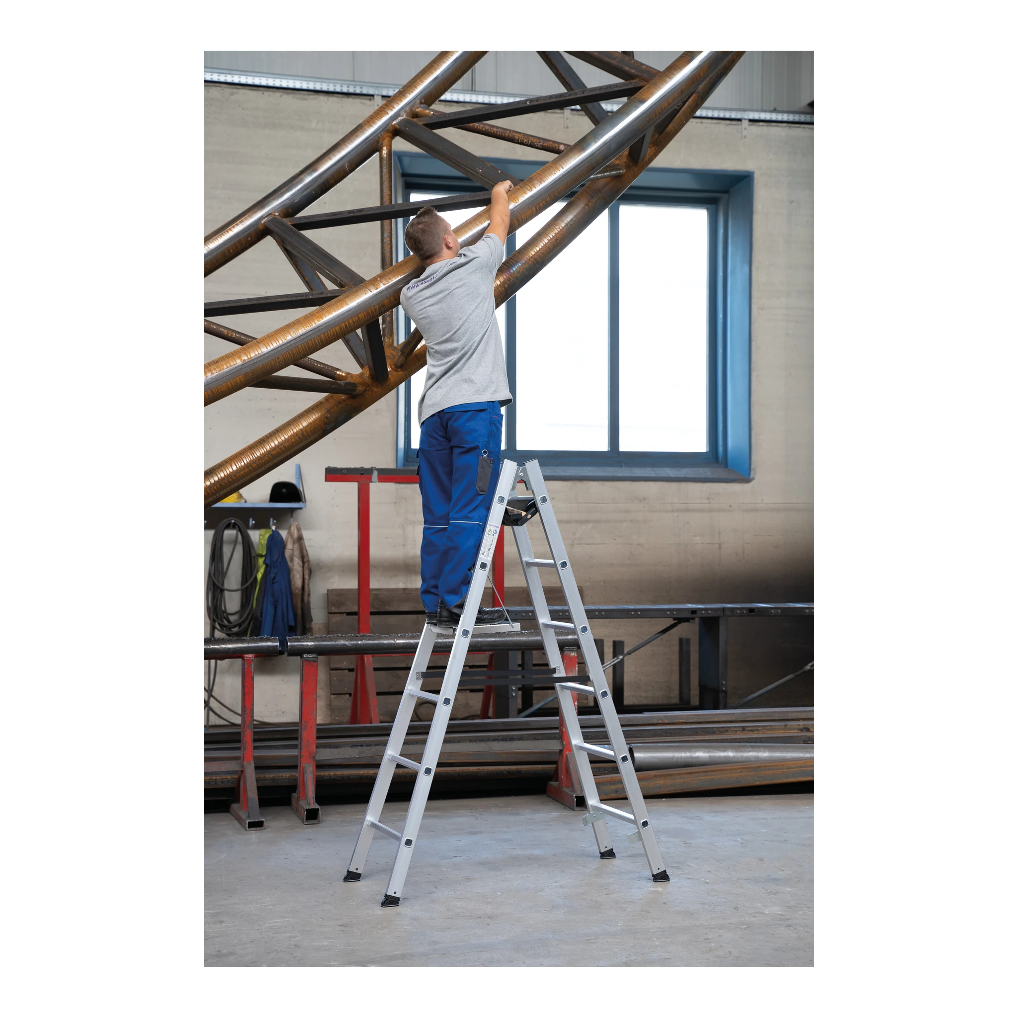 MUNK | Sprossen-Stehleiter 2x5 Sprossen – Bild 2