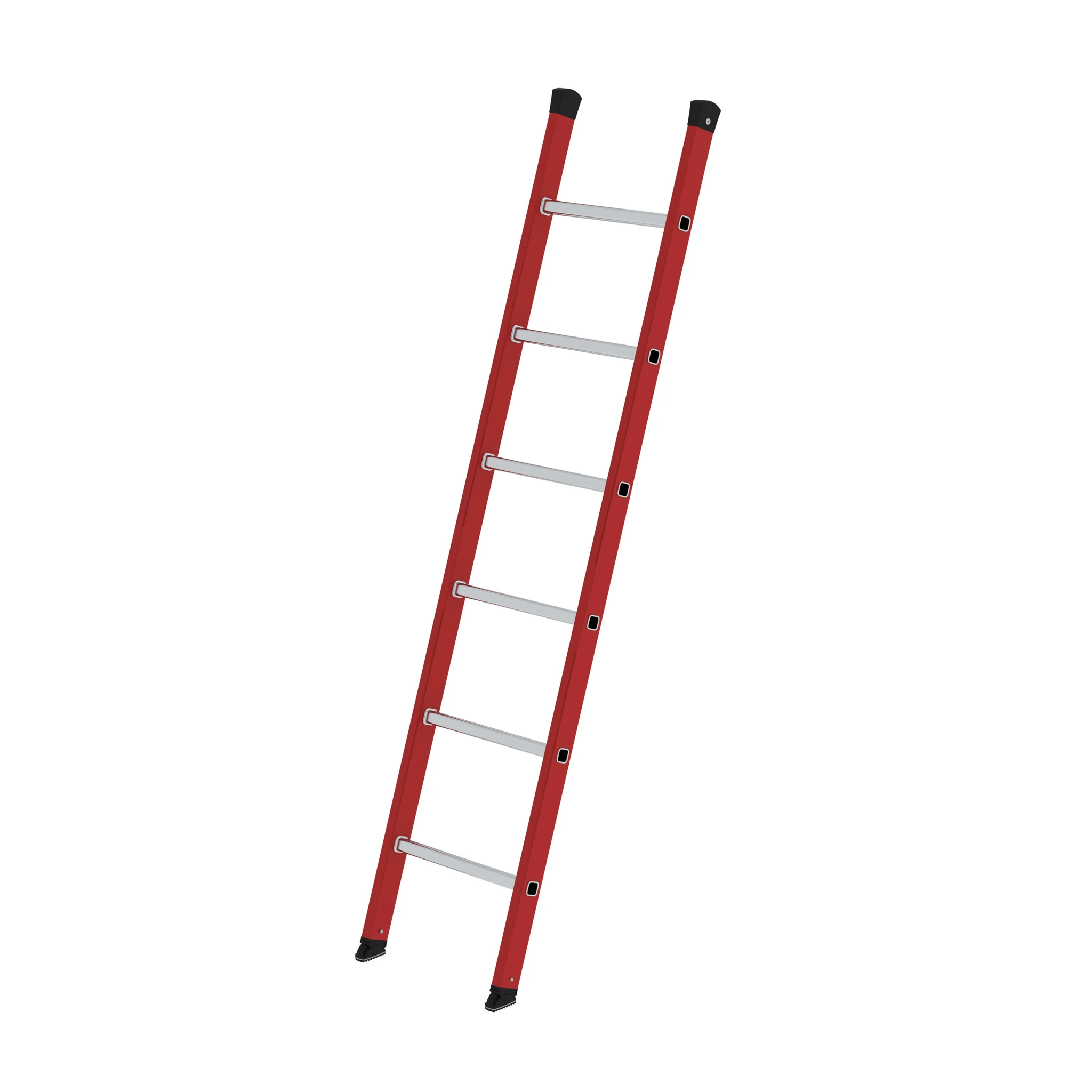 MUNK | Sprossen-Anlegeleiter GFK/Alu ohne Traverse 6 Sprossen