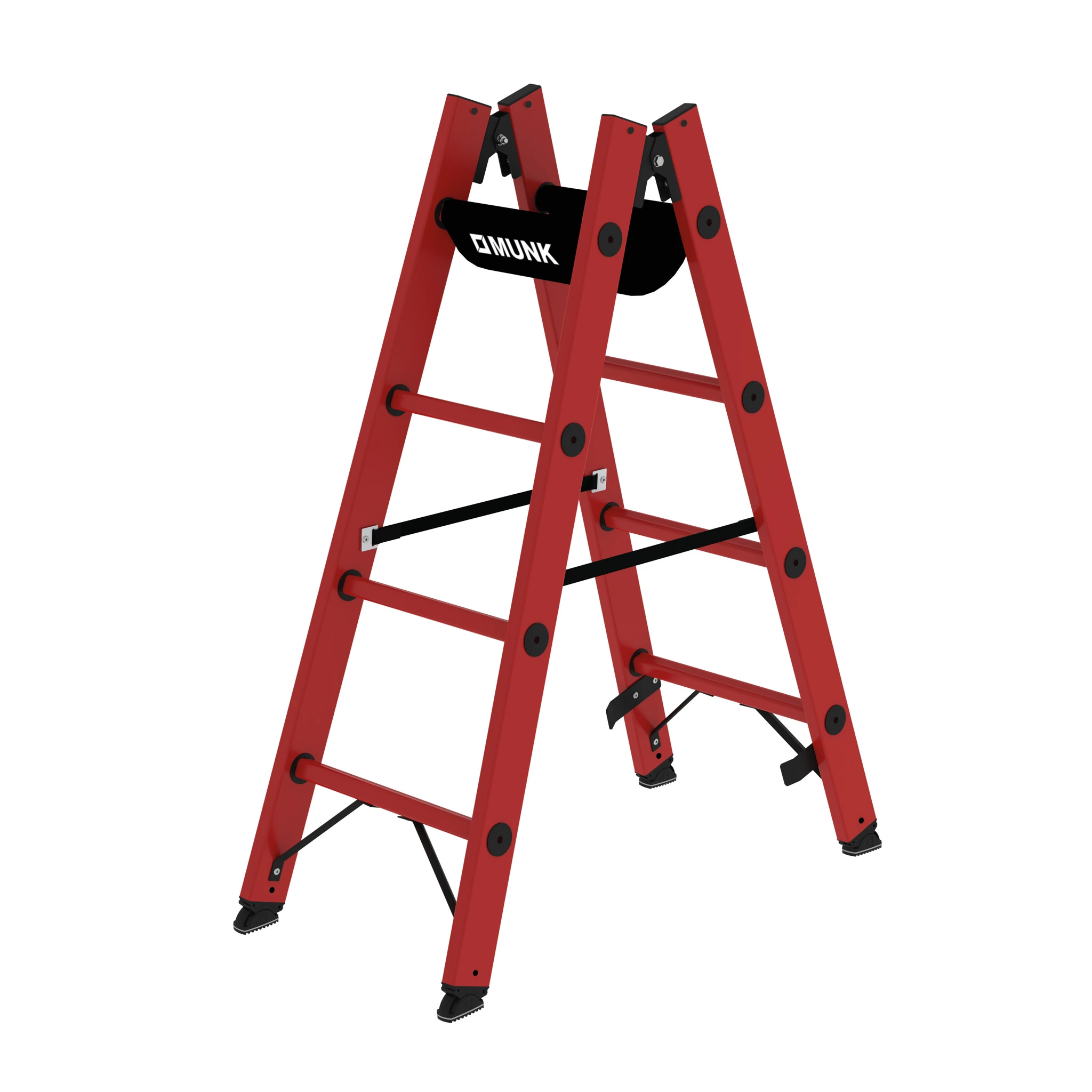 MUNK | Sprossen-Stehleiter GFK 2x4 Sprossen