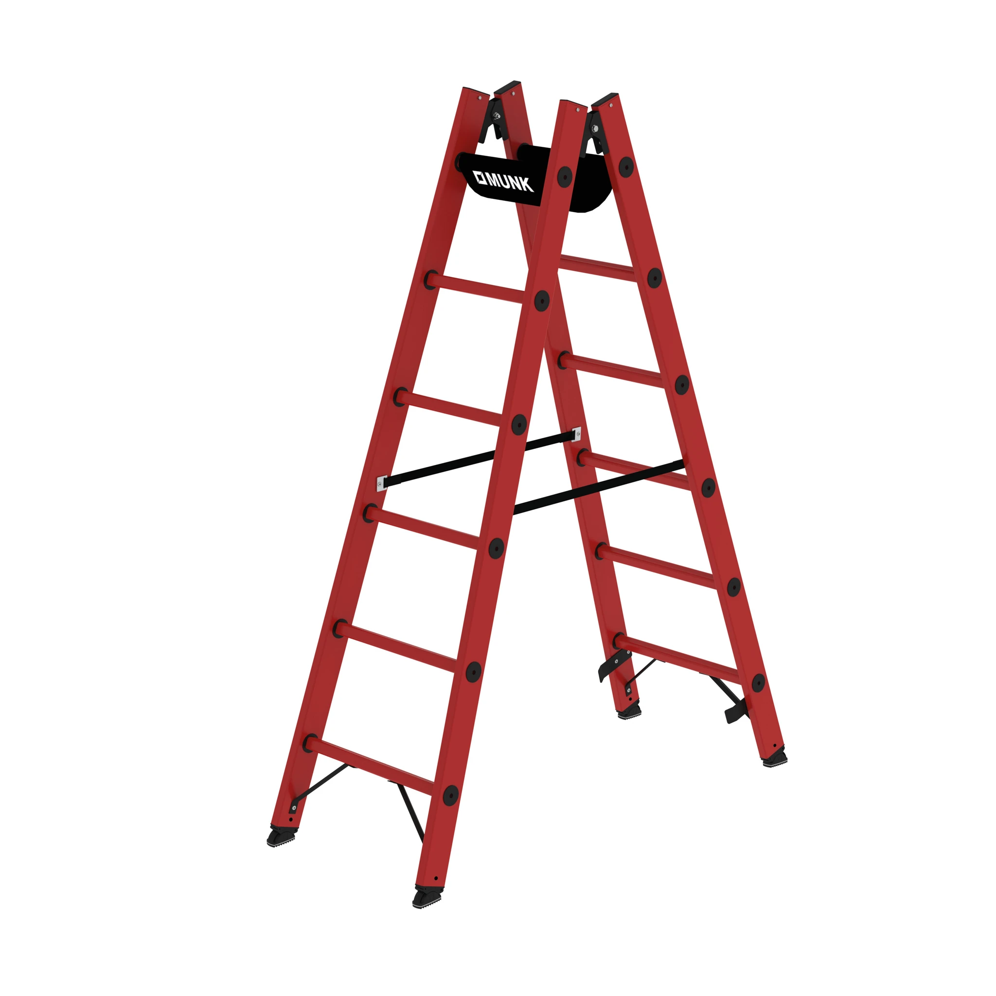 MUNK | Sprossen-Stehleiter GFK 2x6 Sprossen